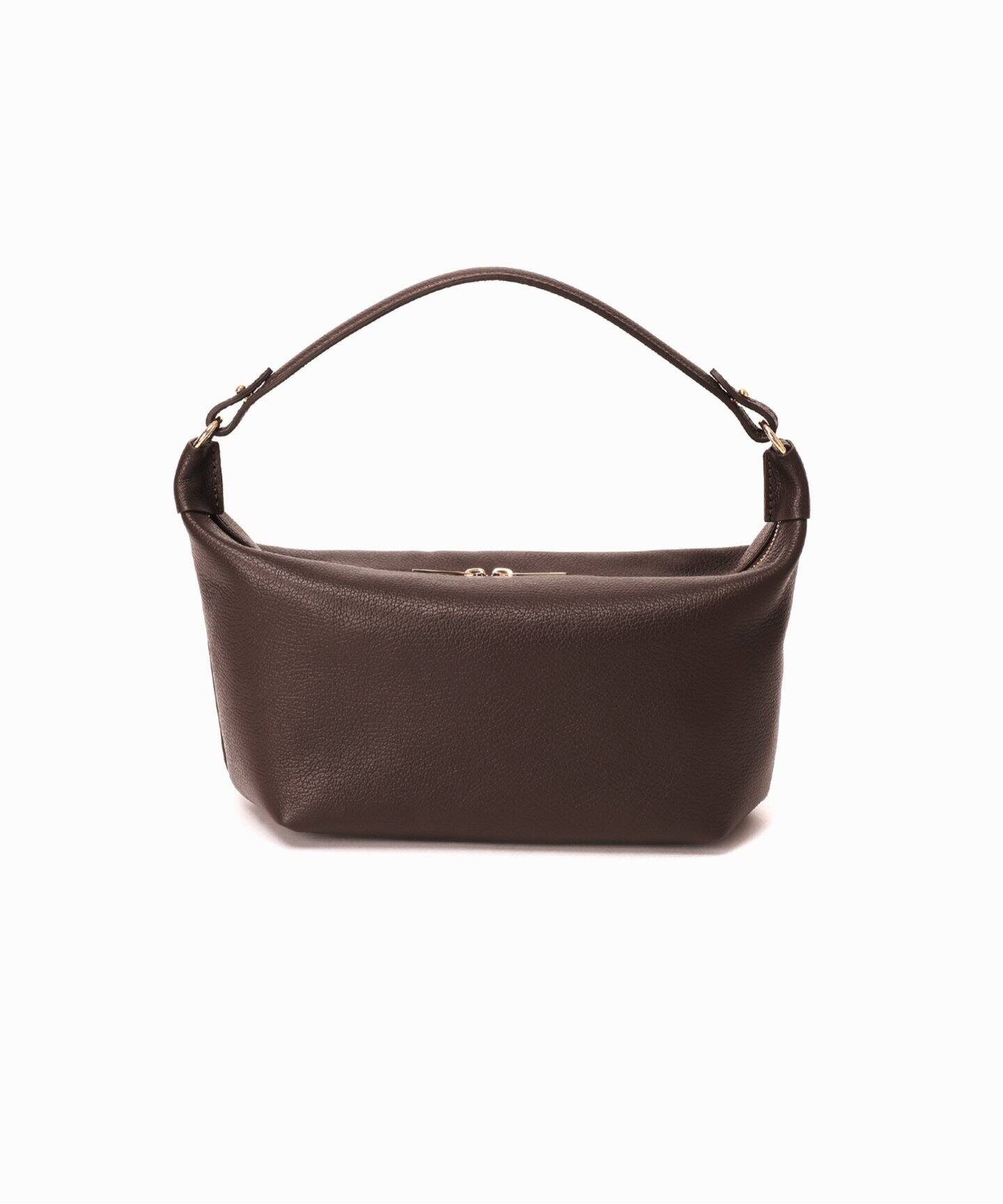 Milos 本革 黒 ハンドバッグ【新品未使用タグ付き】★お盆休み中★ MILOS/ミロス ワンハンドルソフトBAG（ショルダーバッグ）｜LE TALON