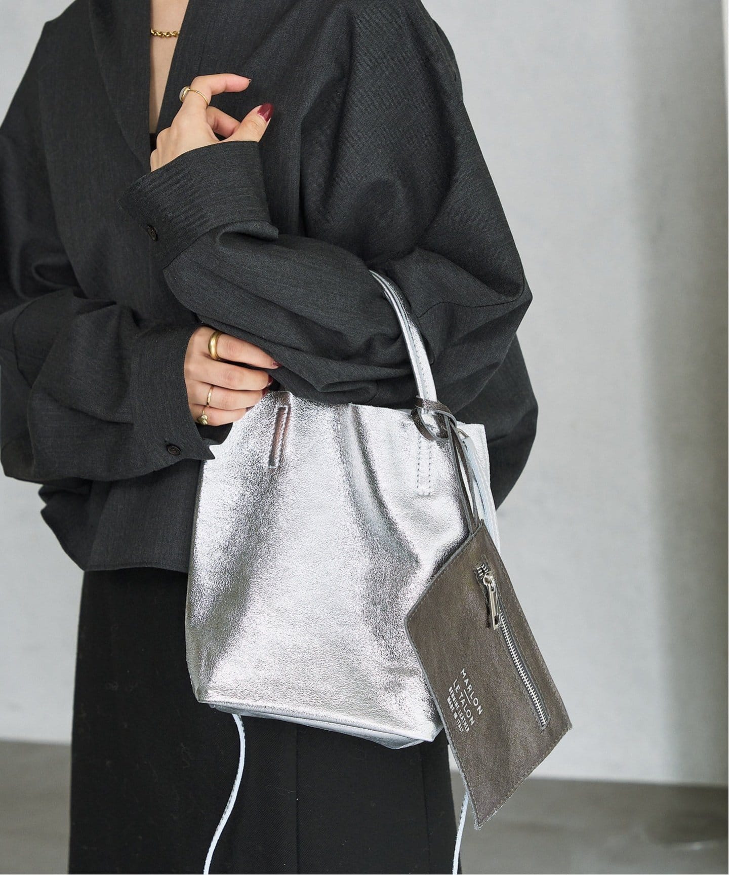 MARLON/マーロン 別注 METALLIC MINI TOTE（トートバッグ）｜LE TALON