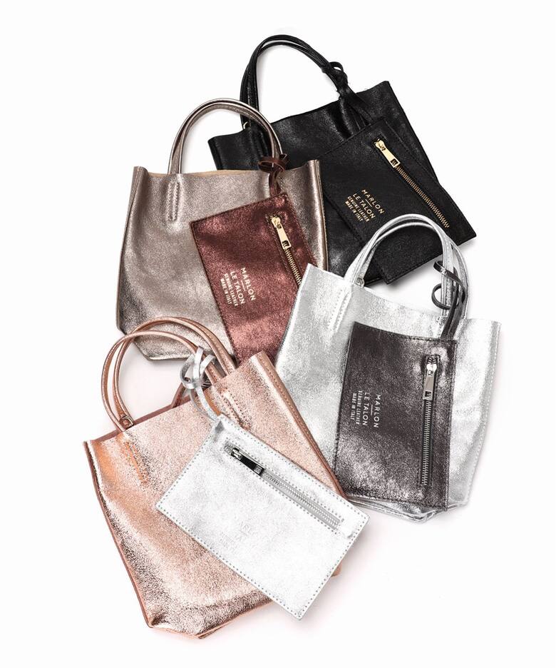 MARLON/マーロン 別注 METALLIC MINI TOTE（トートバッグ）｜LE TALON 