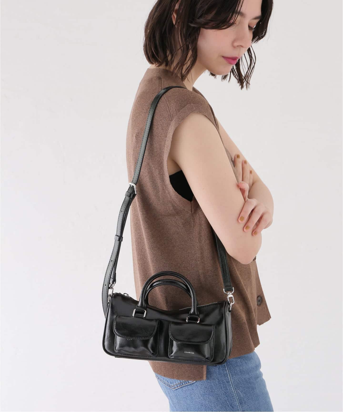 STAND OIL/スタンドオイル CHUBBY HALF BAG（ショルダーバッグ