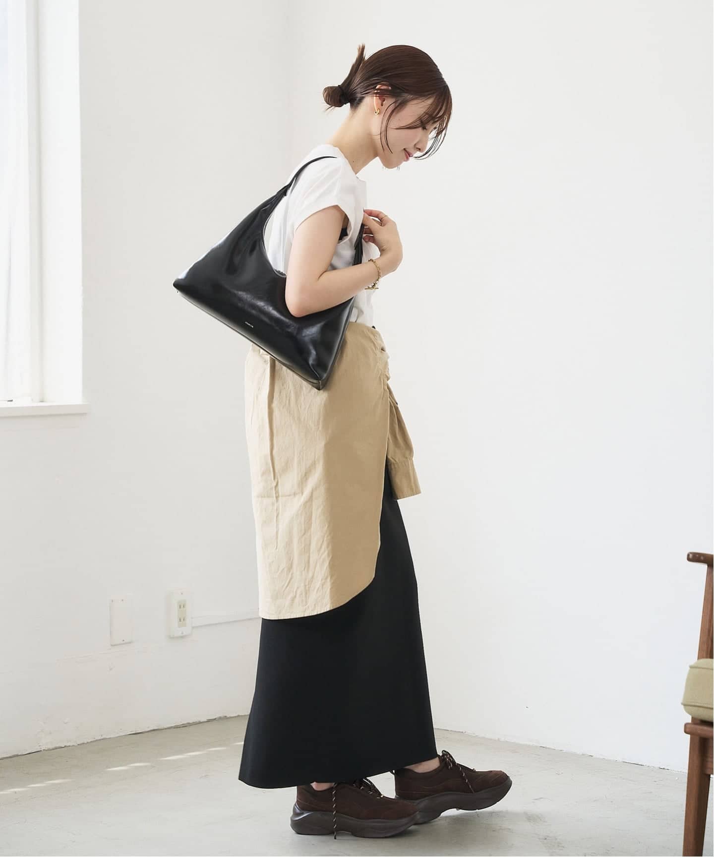 STAND OIL/スタンドオイル PLUMP BAG LARGE（ハンドバッグ）｜LE