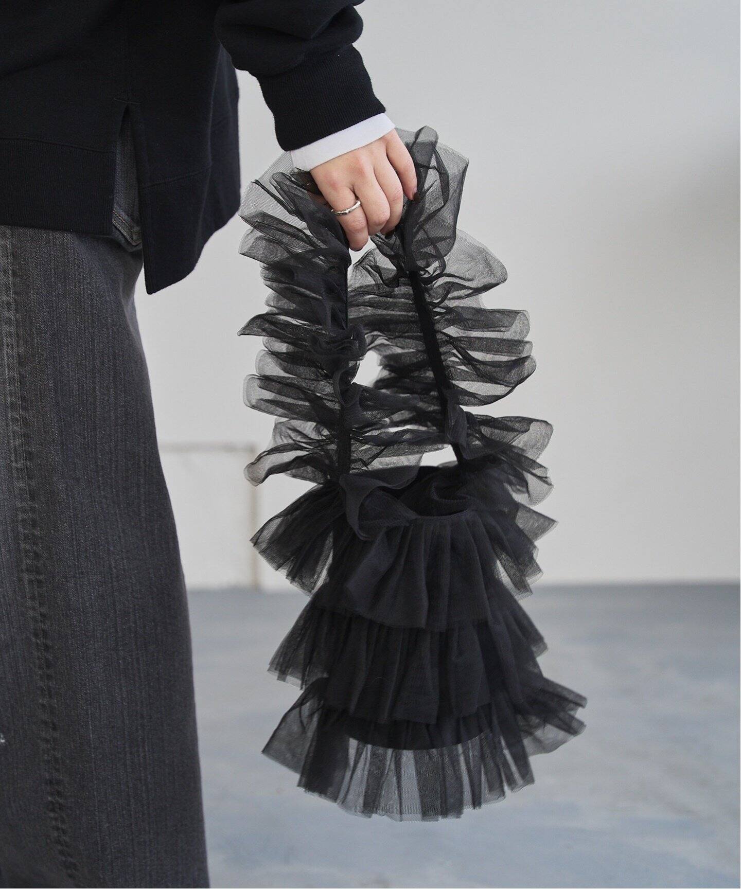 DIR69 / ディアイアール69 チュールミニバスケット（その他バッグ  