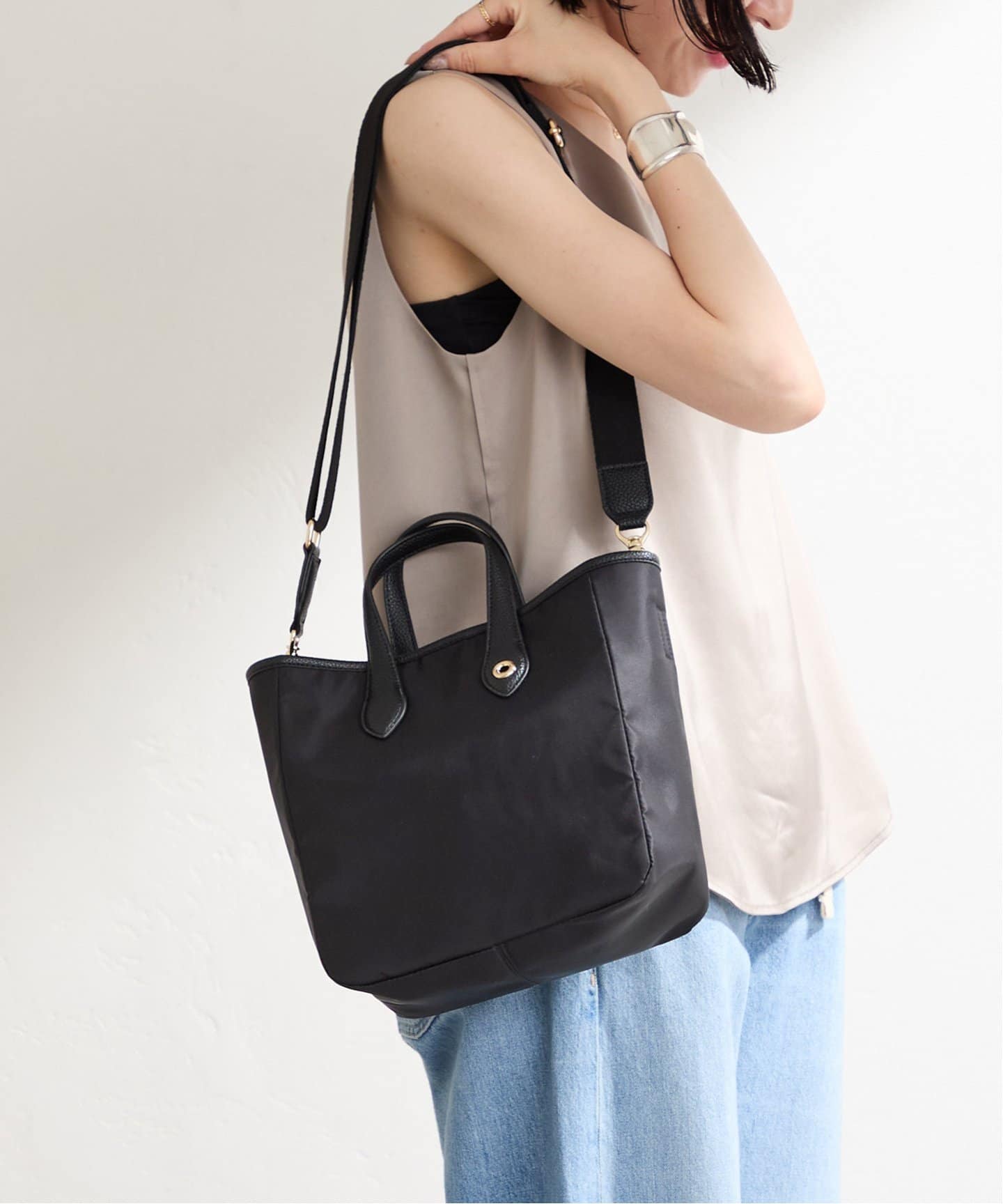 LE TALON ナイロンコンビ M TOTE（トートバッグ）｜LE TALON（ル