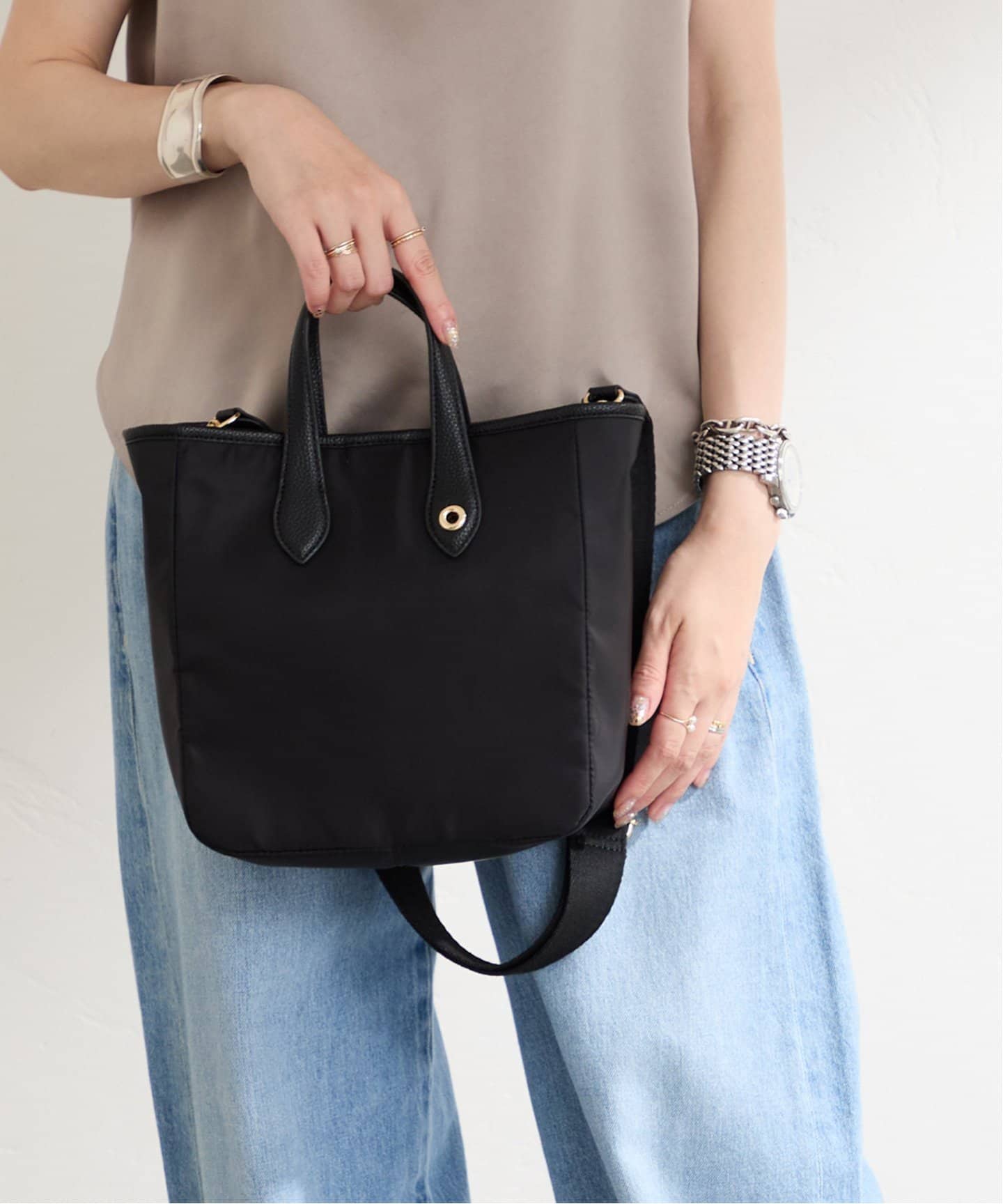 LE TALON ナイロンコンビ M TOTE（トートバッグ）｜LE TALON（ル