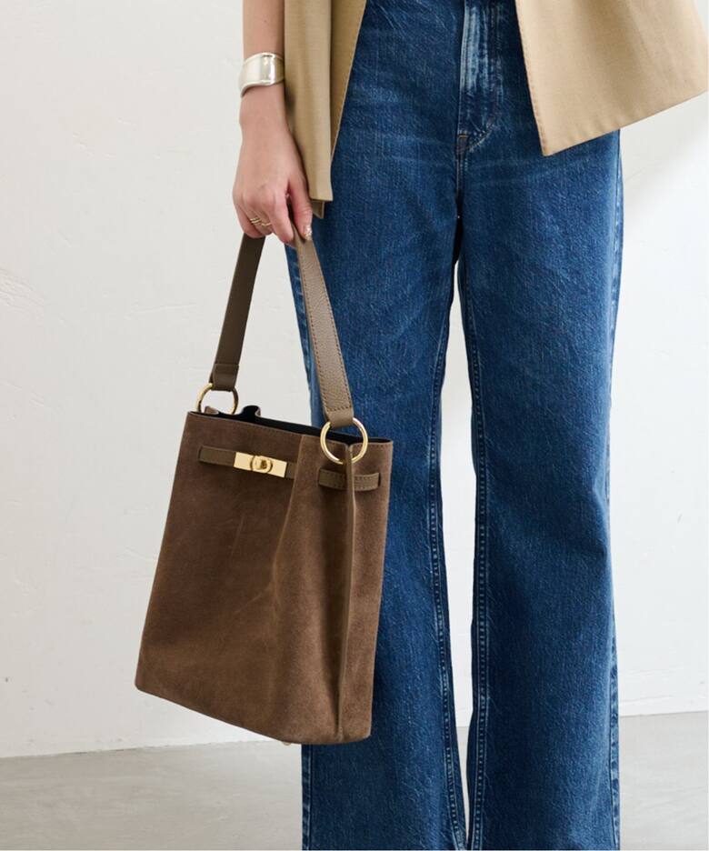 MILOS/ミロス SUEDE ONEHANDLE TOTE（トートバッグ）｜LE TALON（ル 