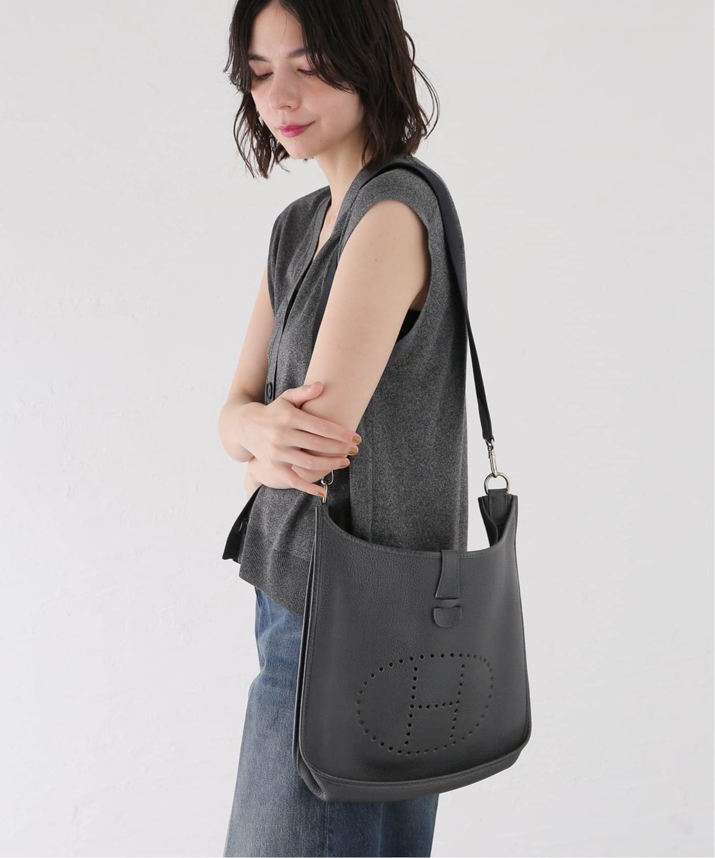 HERMES Evelyn GM Gray（ショルダーバッグ）｜HIROB（ヒロブ）の