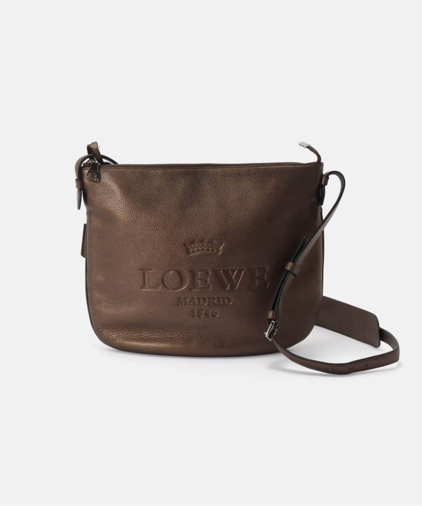 【LOEWE】 ヘリテージ ショルダーバッグ VINTAGE LOEWE/ロエベ】Heritage ショルダーバッグ（ショルダーバッグ
