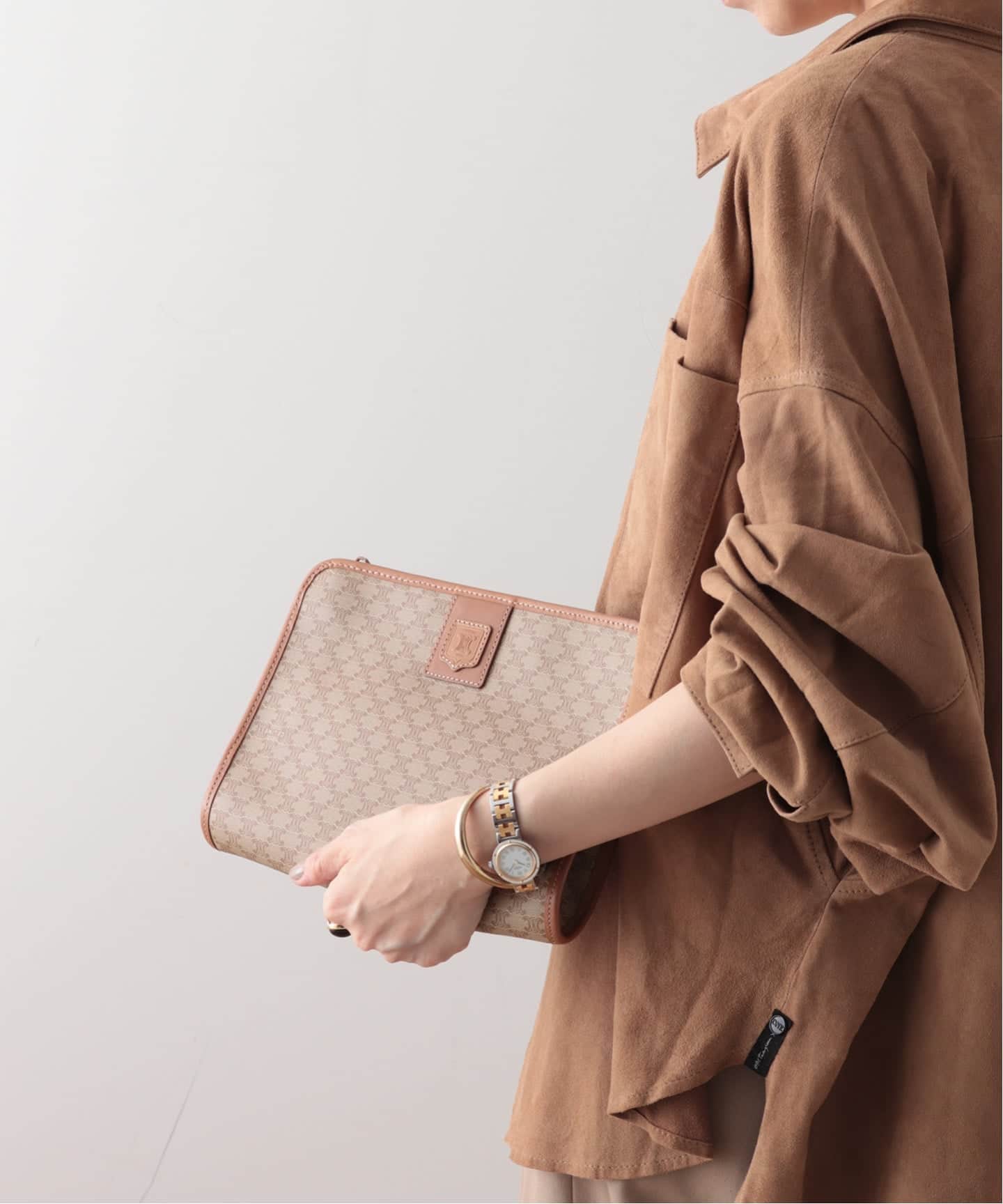 VINTAGE CELINE/セリーヌ】macadam クラッチバッグ（クラッチバッグ