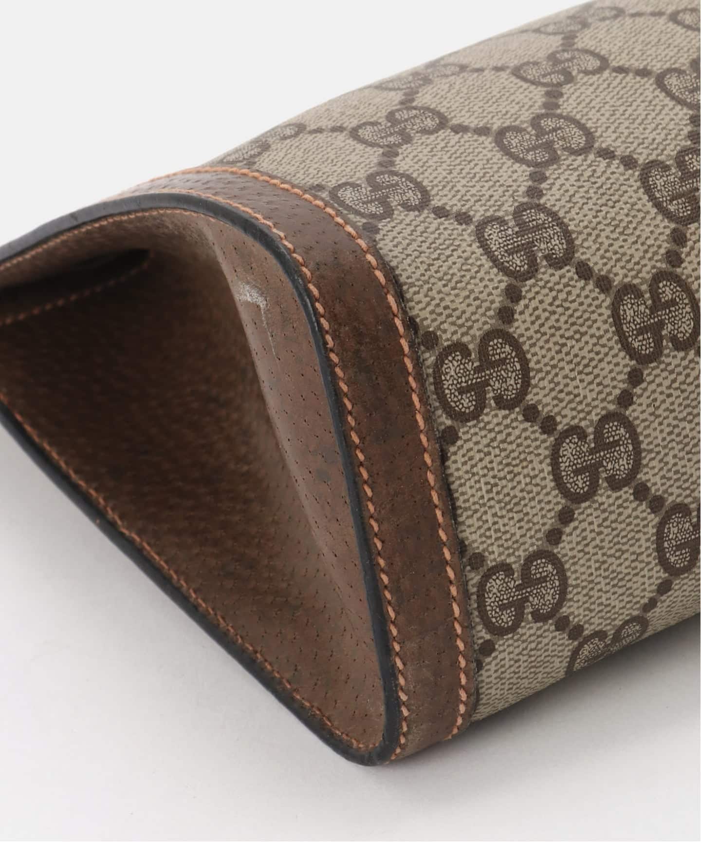 VINTAGE GUCCI /グッチ】 クラッチバッグ gg web（クラッチバッグ