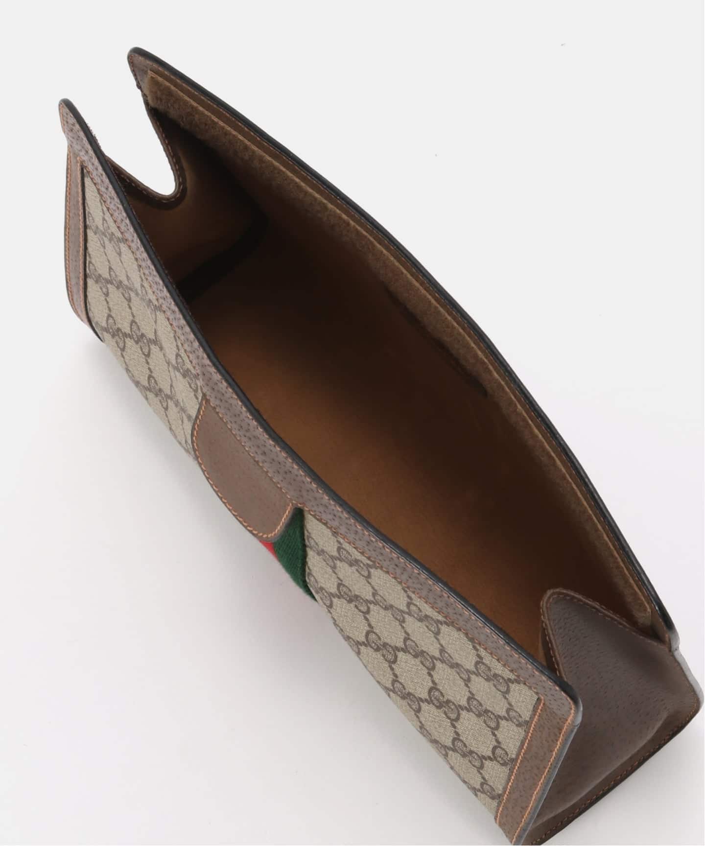 VINTAGE GUCCI /グッチ】 クラッチバッグ gg web（クラッチバッグ