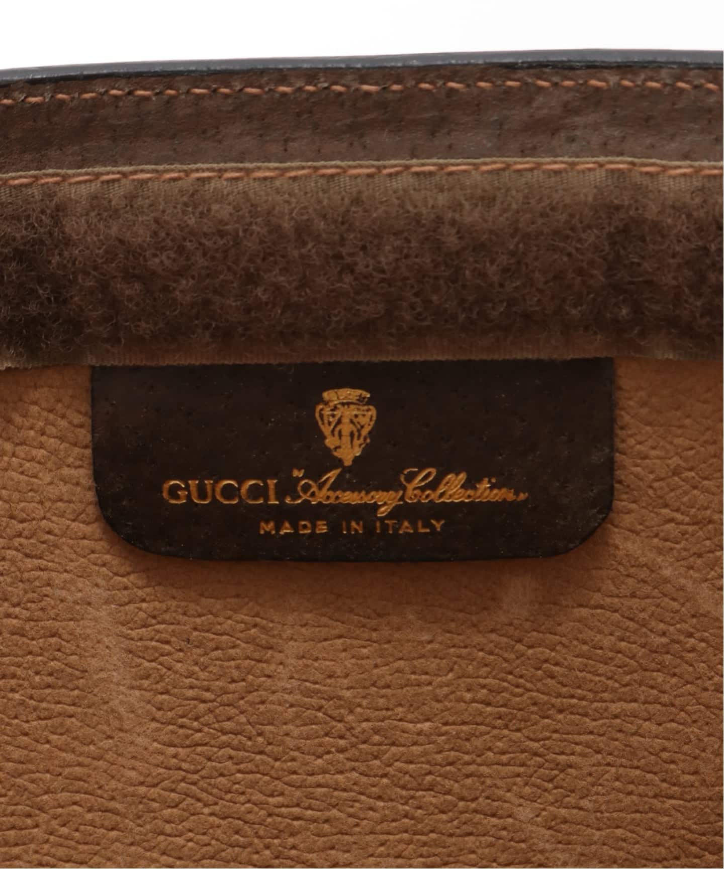 VINTAGE GUCCI /グッチ】 クラッチバッグ gg web（クラッチバッグ
