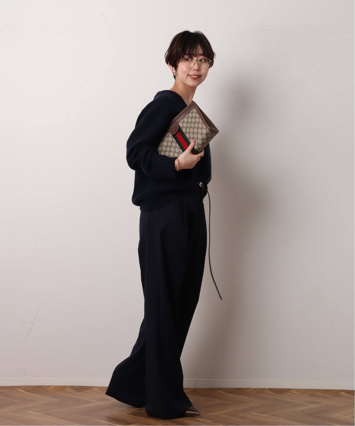 VINTAGE GUCCI /グッチ】 クラッチバッグ gg web（クラッチバッグ