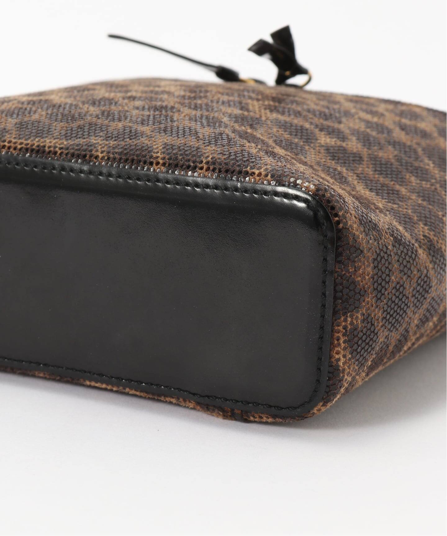 VINTAGE LOEWE/ロエベ】ミニバニティバッグ leopard（ハンドバッグ