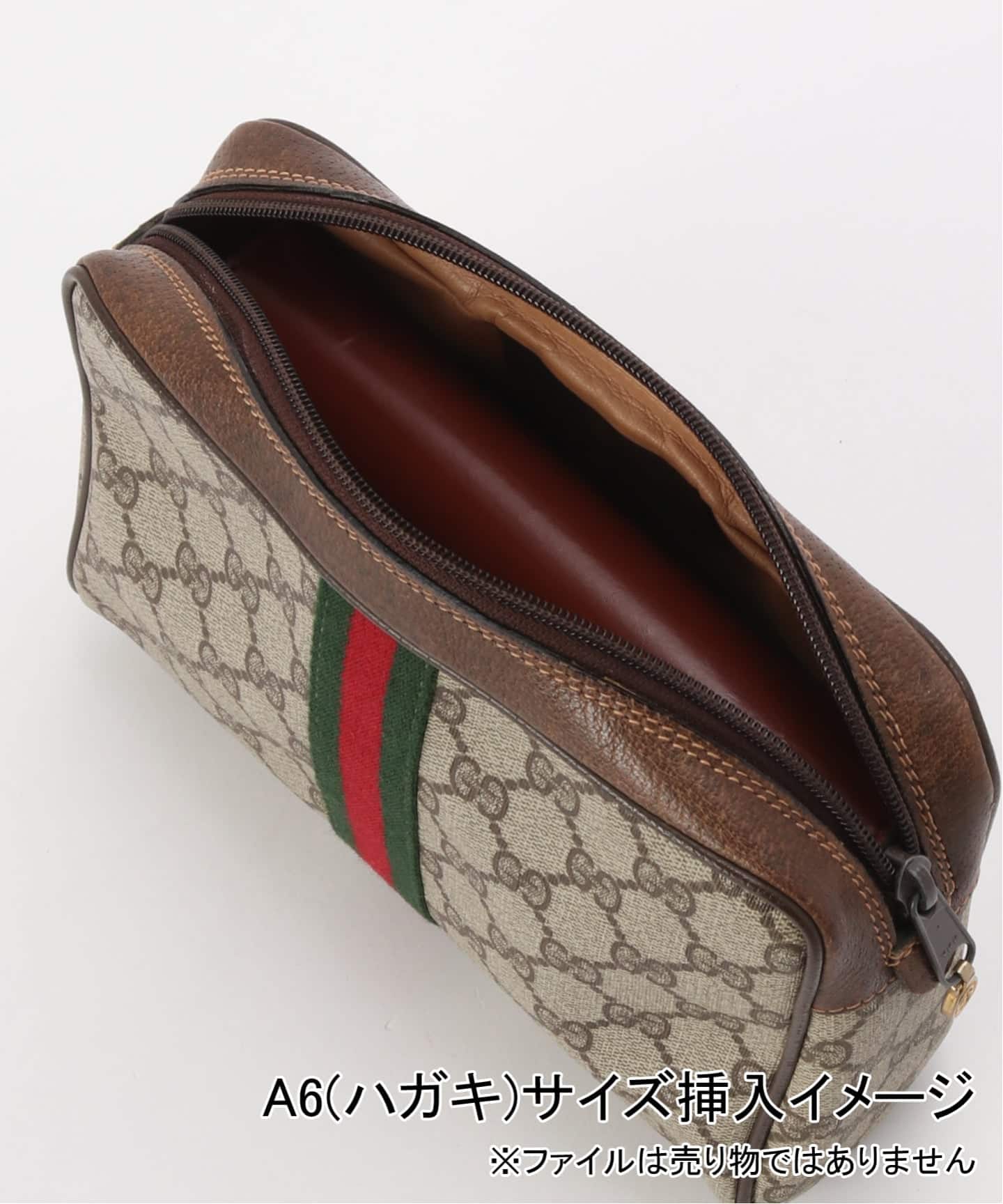 VINTAGE GUCCI /グッチ】 クラッチバッグ gg web（クラッチバッグ