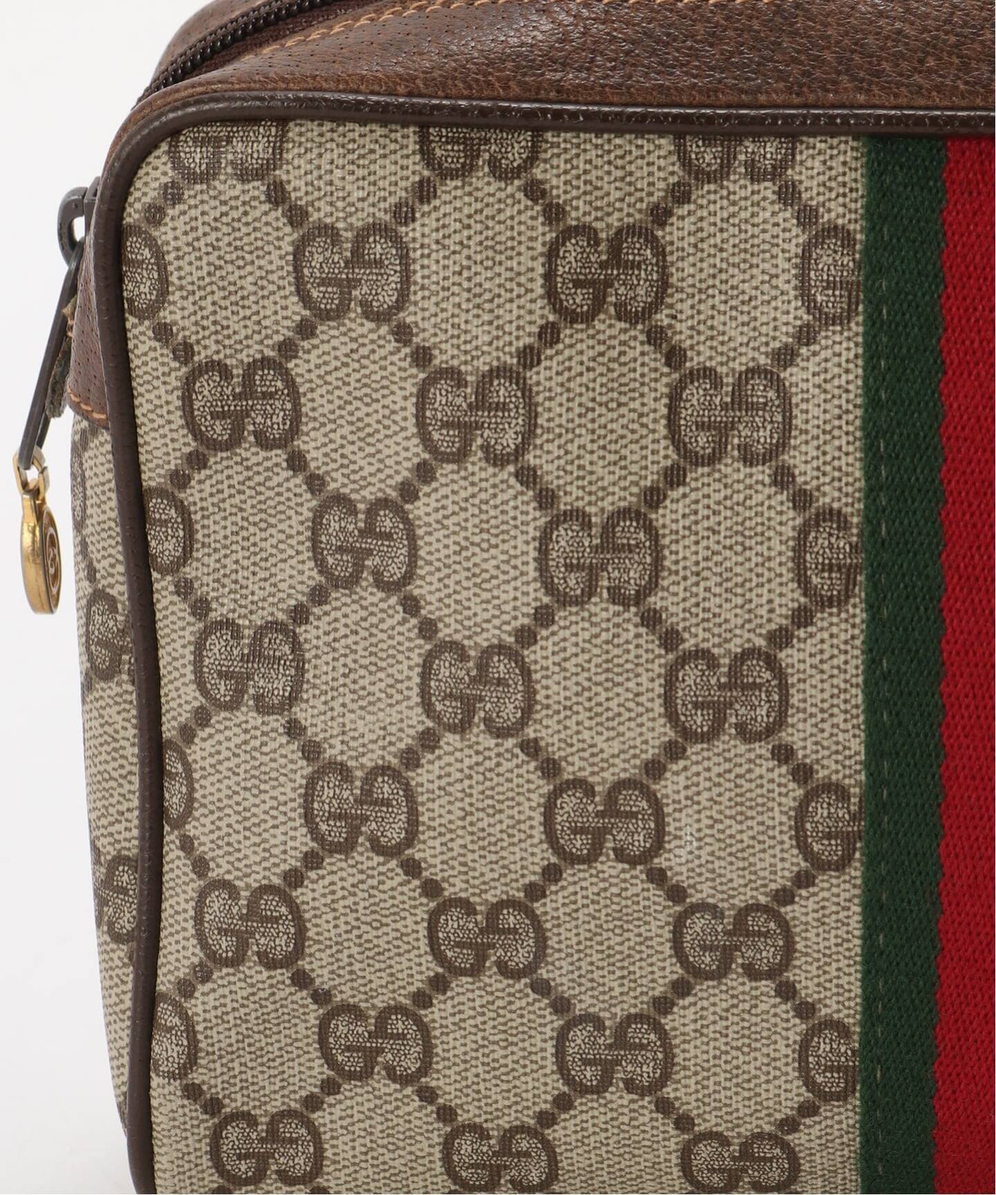 VINTAGE GUCCI /グッチ】 クラッチバッグ gg web（クラッチバッグ