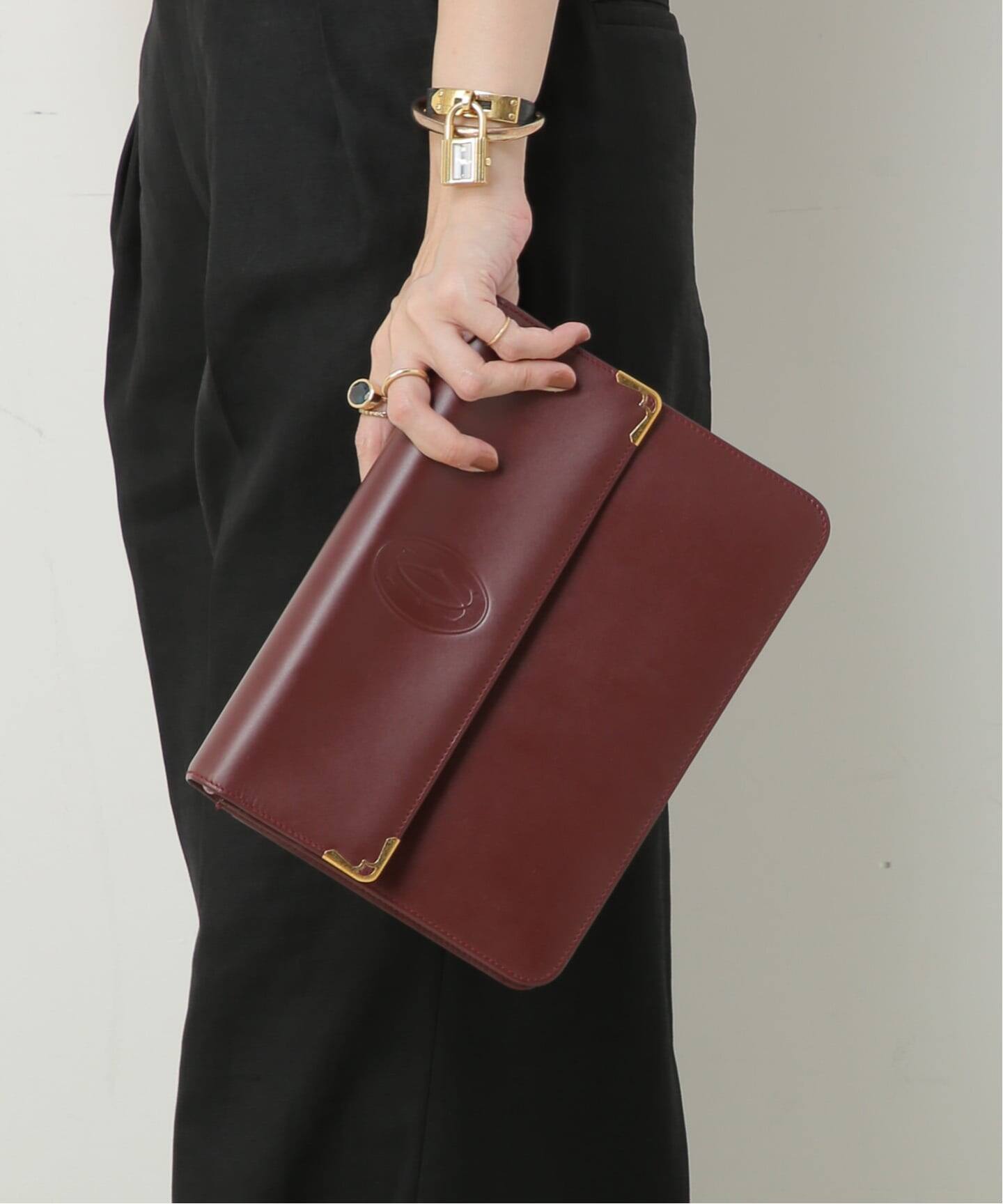 VINTAGE CARTIER/カルティエ】Must de cartier クラッチバッグ 