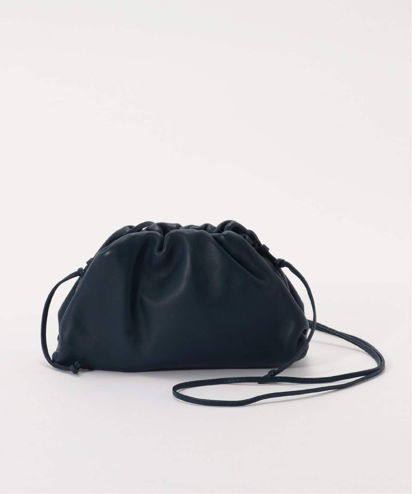 ボッテガヴェネタ黒ショルダーバッグ MINI THE POUCH BOTTEGA VENETA/ボッテガ ヴェネタ】The pouch mini（ショルダー