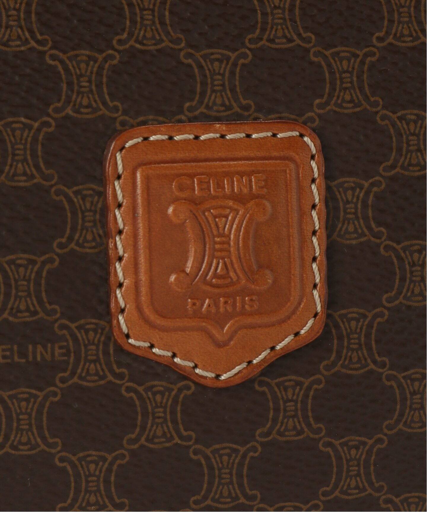 ◆良品◆ CELINE クラッチバッグ マカダム トリオンフロゴ CELINE セリーヌ マカダムトリオンフ ヴィンテージ クラッチ