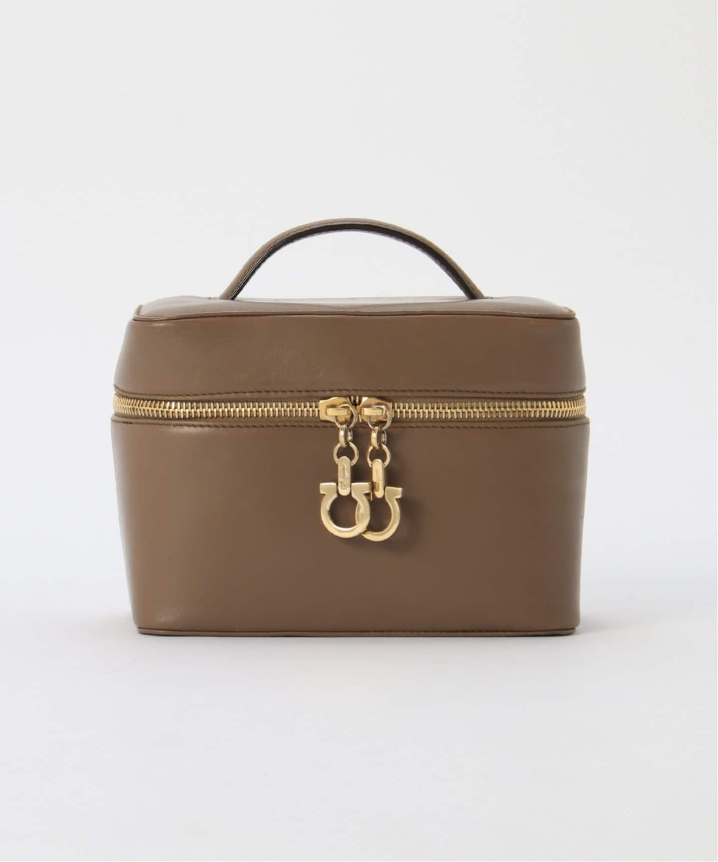 VINTAGE FERRAGAMO/フェラガモ】 Gancini バニティバッグ