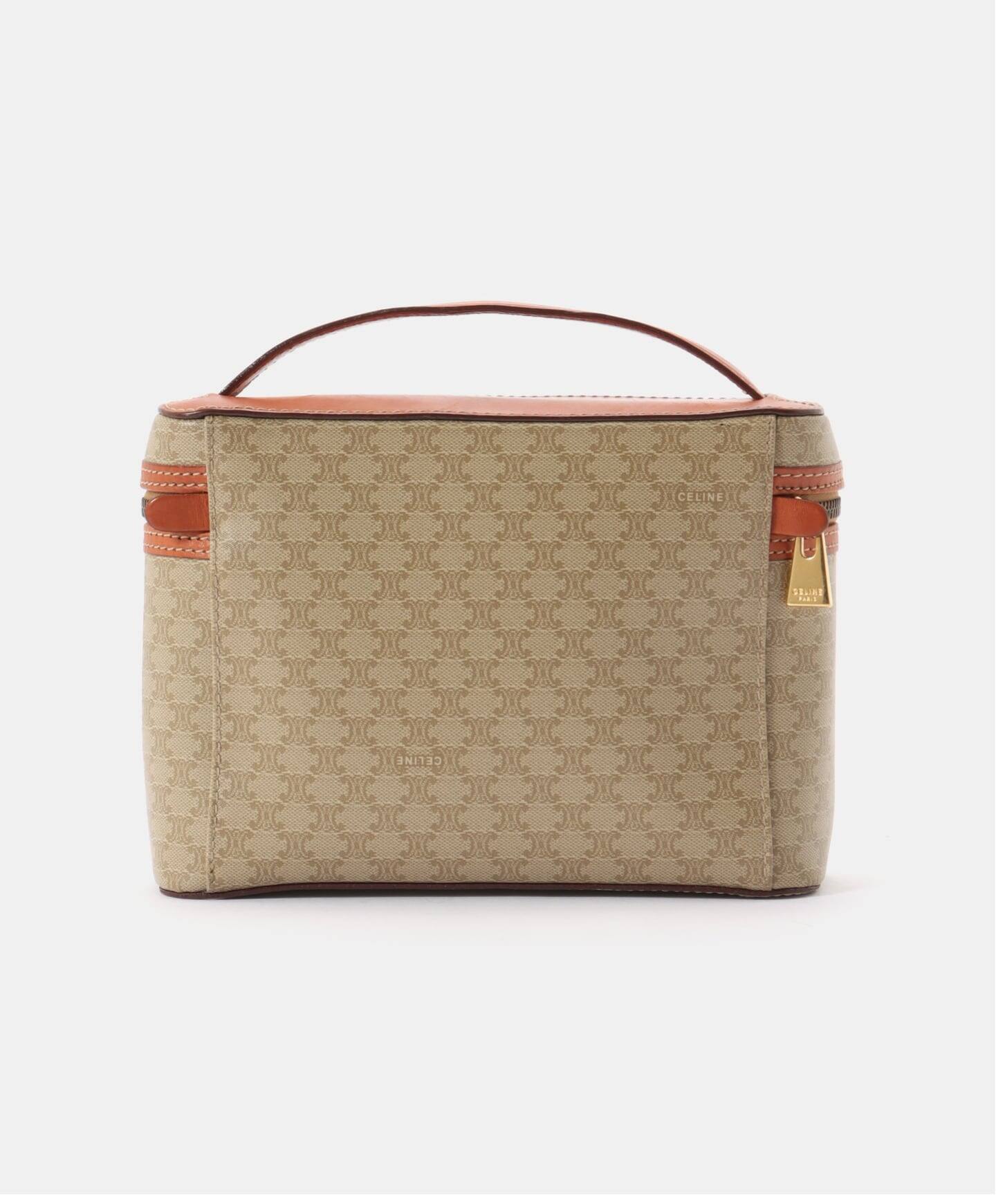 VINTAGE CELINE/セリーヌ】macadam バニティバッグ（ハンドバッグ