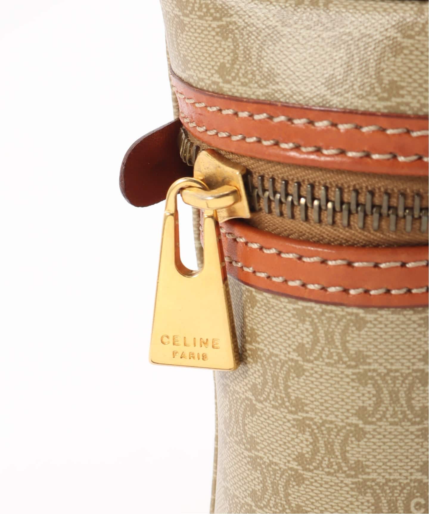 VINTAGE CELINE/セリーヌ】macadam バニティバッグ（ハンドバッグ