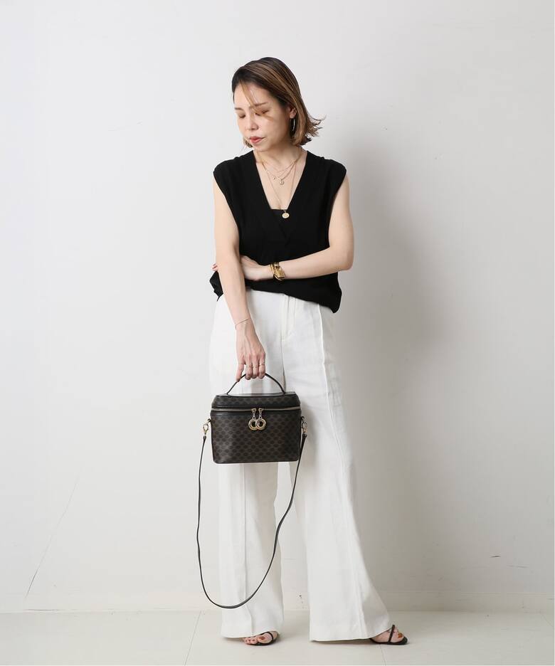 VINTAGE CELINE/セリーヌ】バニティバッグ 2way macadam（ショルダー 