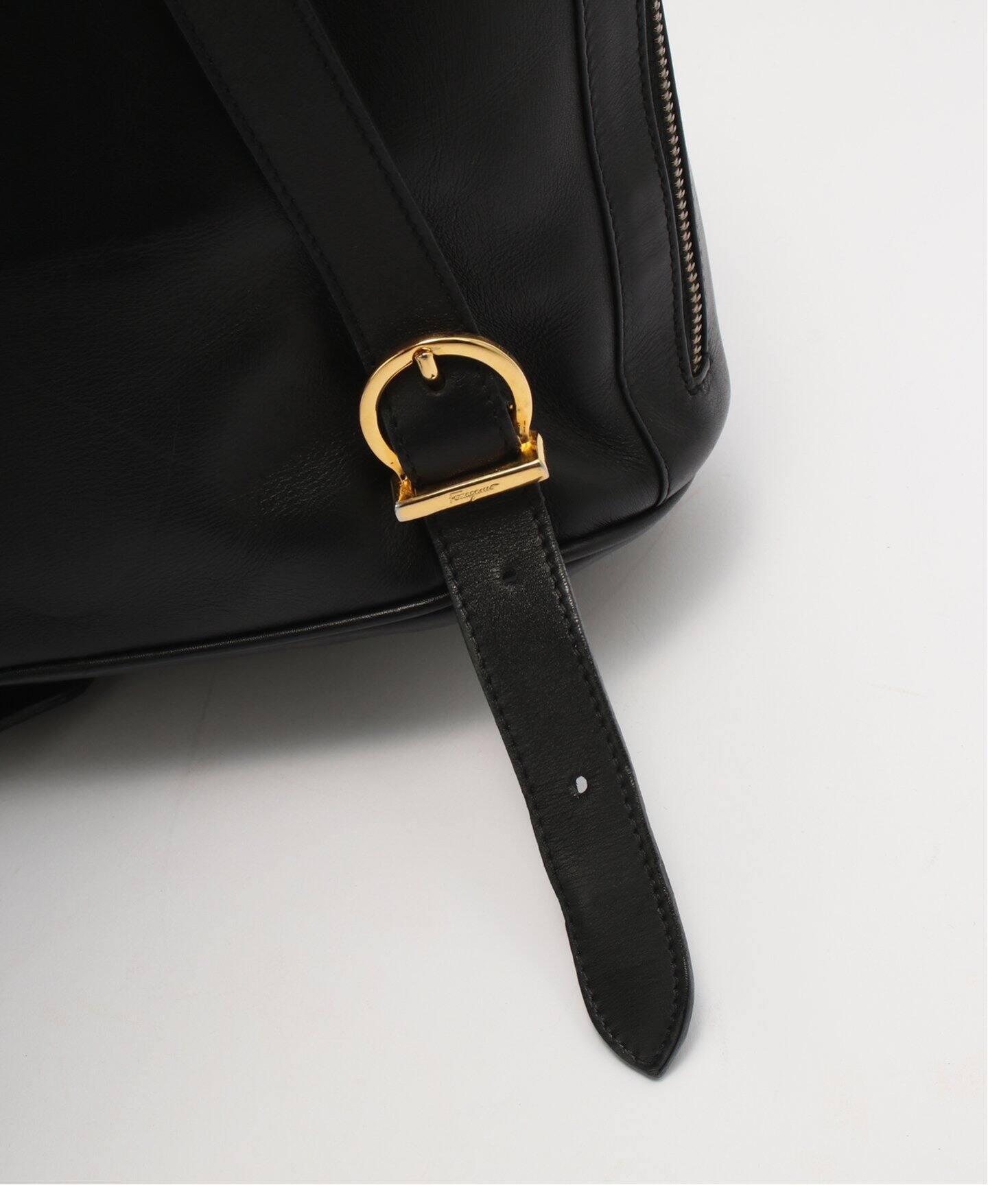 【美品】フェラガモ ガンチーニ リュック バックパック ビンテージ ナイロン VINTAGE FERRAGAMO/フェラガモ】 Gancini バックパック（バック