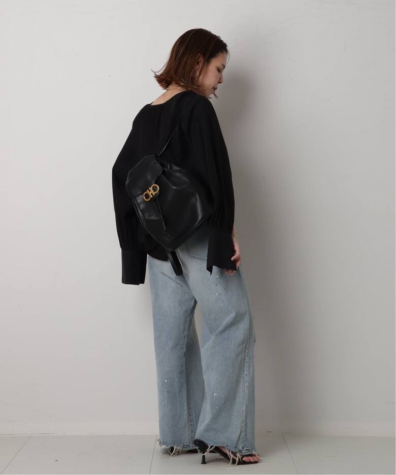 VINTAGE FERRAGAMO/フェラガモ】 Gancini バックパック（バックパック 
