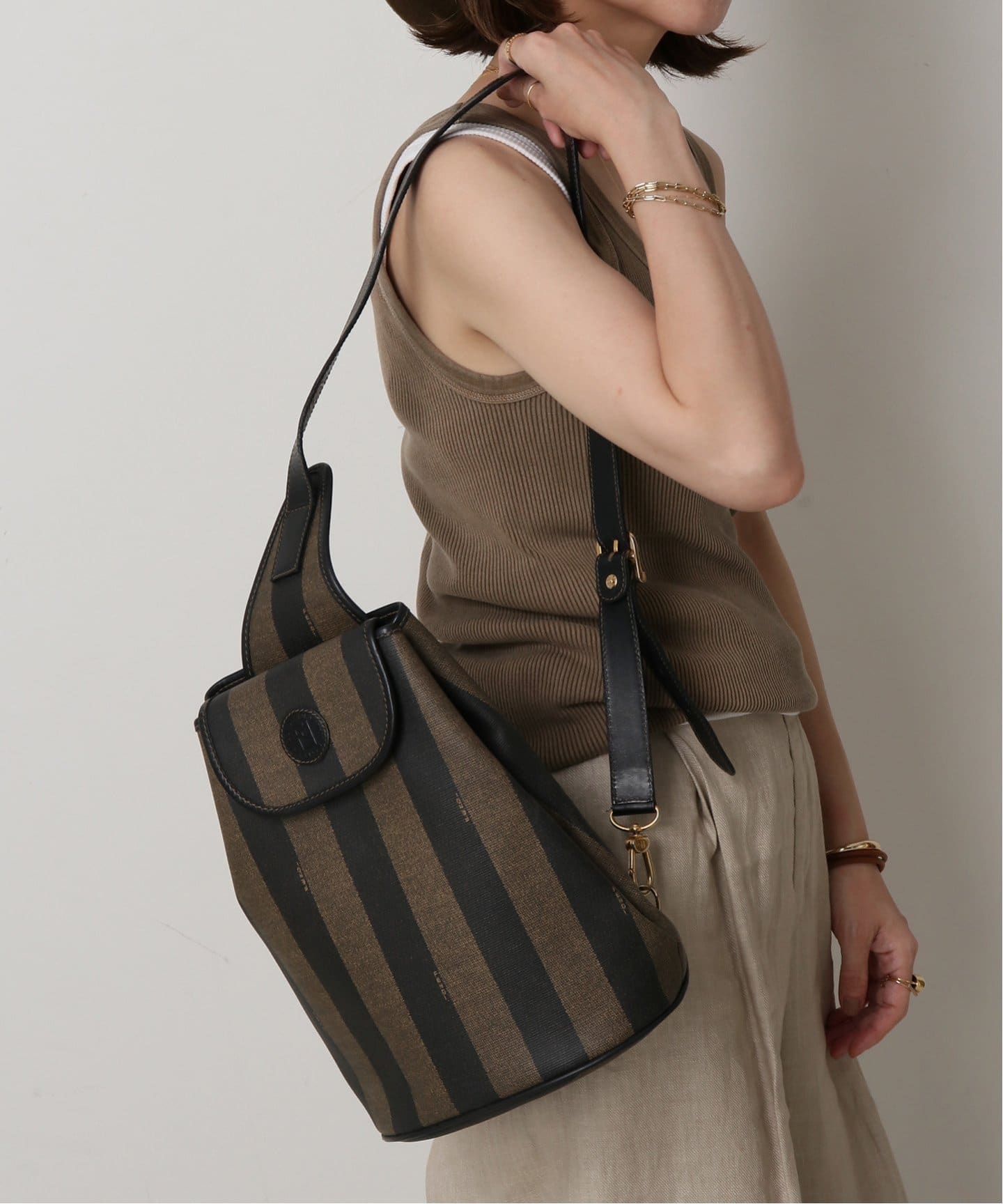 オールド フェンディ 超美品 ヴィンテージ ショルダーバッグ FENDI/フェンディ】よりVINTAGE（ヴィンテージ）ズッカ柄ワン