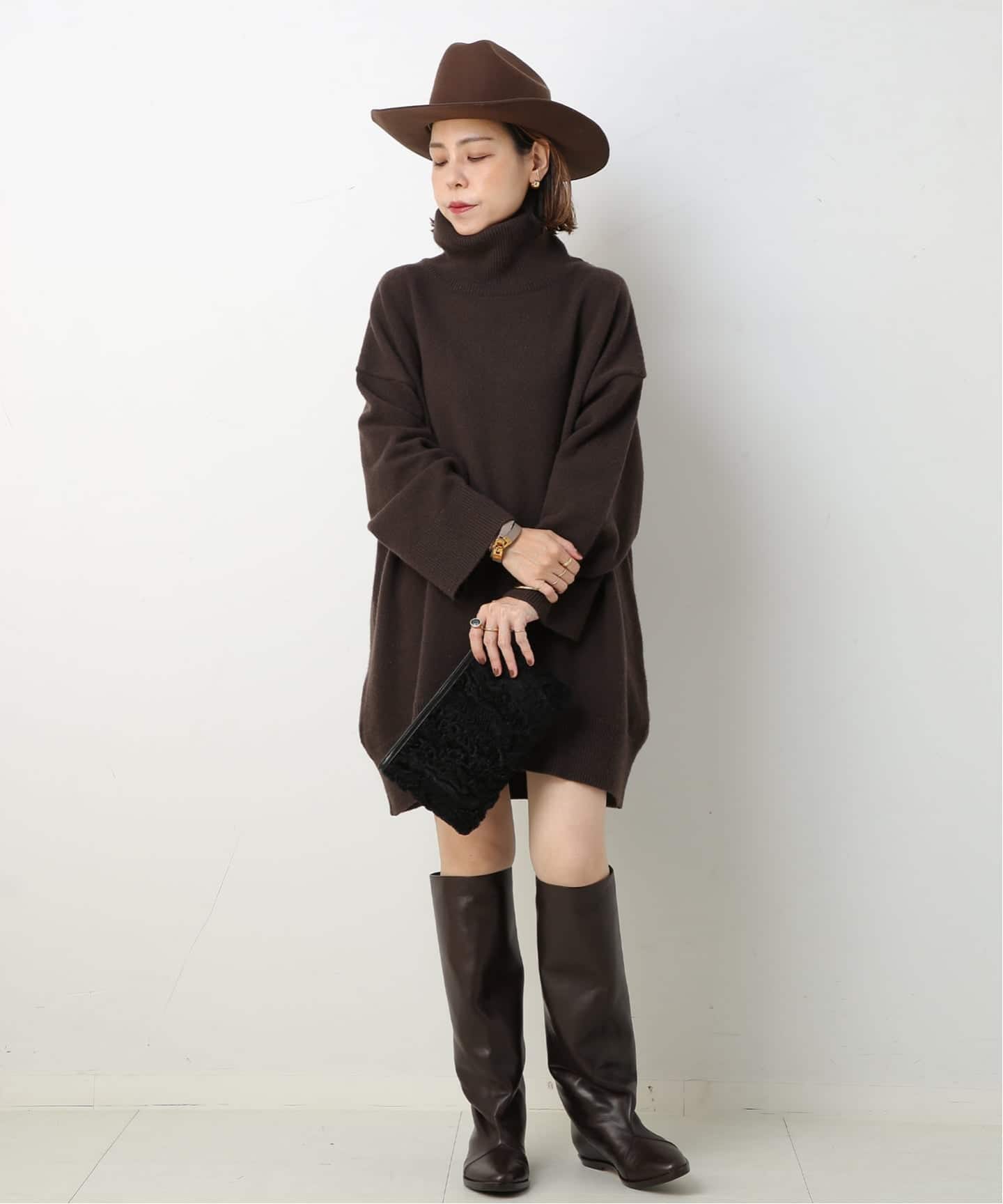 VINTAGE LOEWE/ロエベ】クラッチバッグ fur（クラッチバッグ