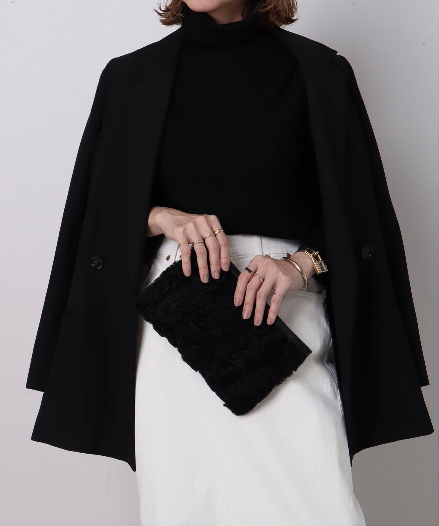 VINTAGE LOEWE/ロエベ】クラッチバッグ fur（クラッチバッグ