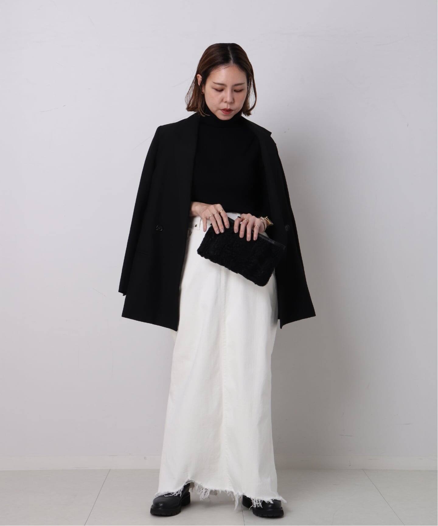 VINTAGE LOEWE/ロエベ】クラッチバッグ fur（クラッチバッグ