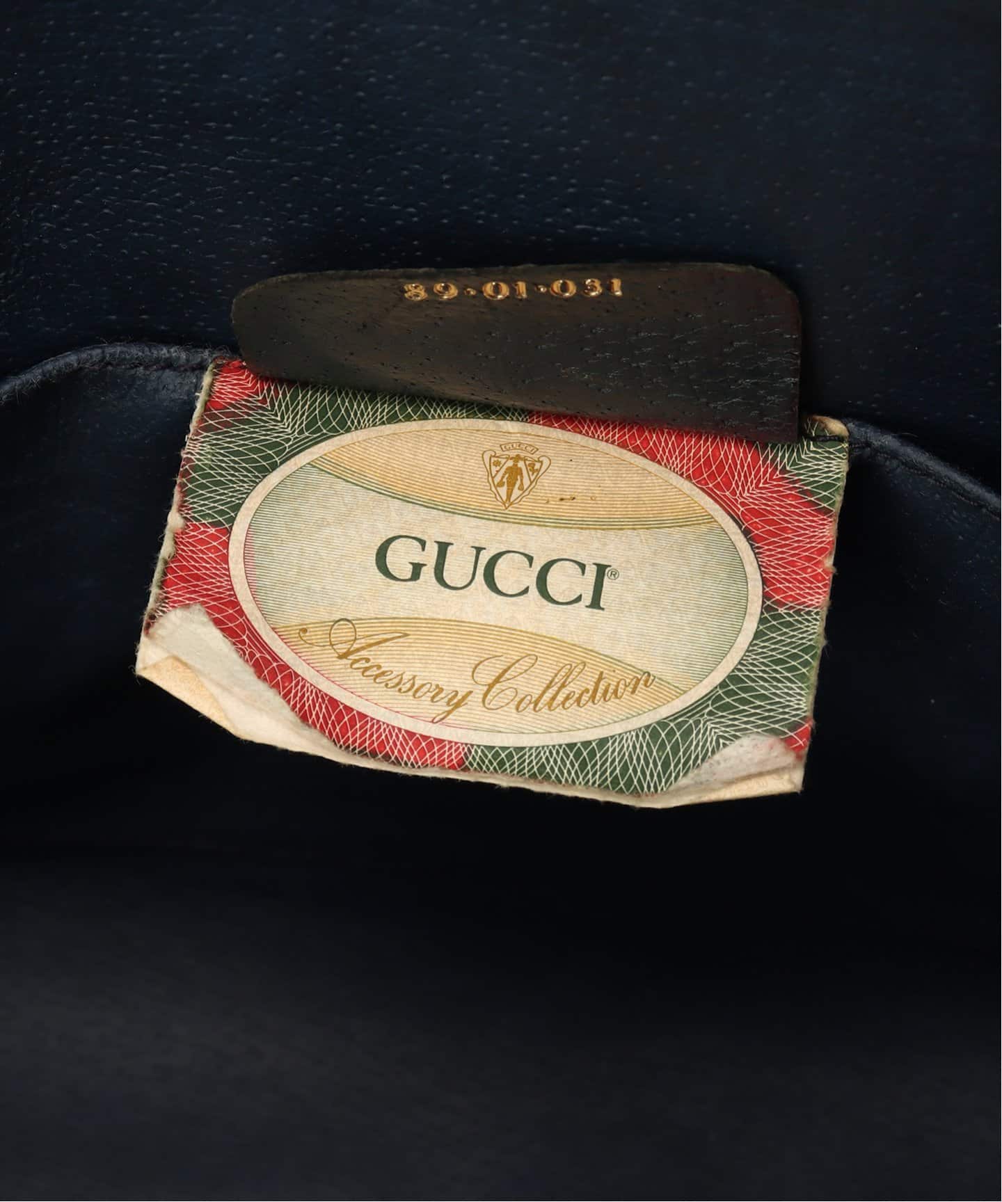 [ヴィンテージ]GUCCI グッチ レザークラッチバッグ VINTAGE GUCCI /グッチ】クラッチバッグ gg（クラッチバッグ