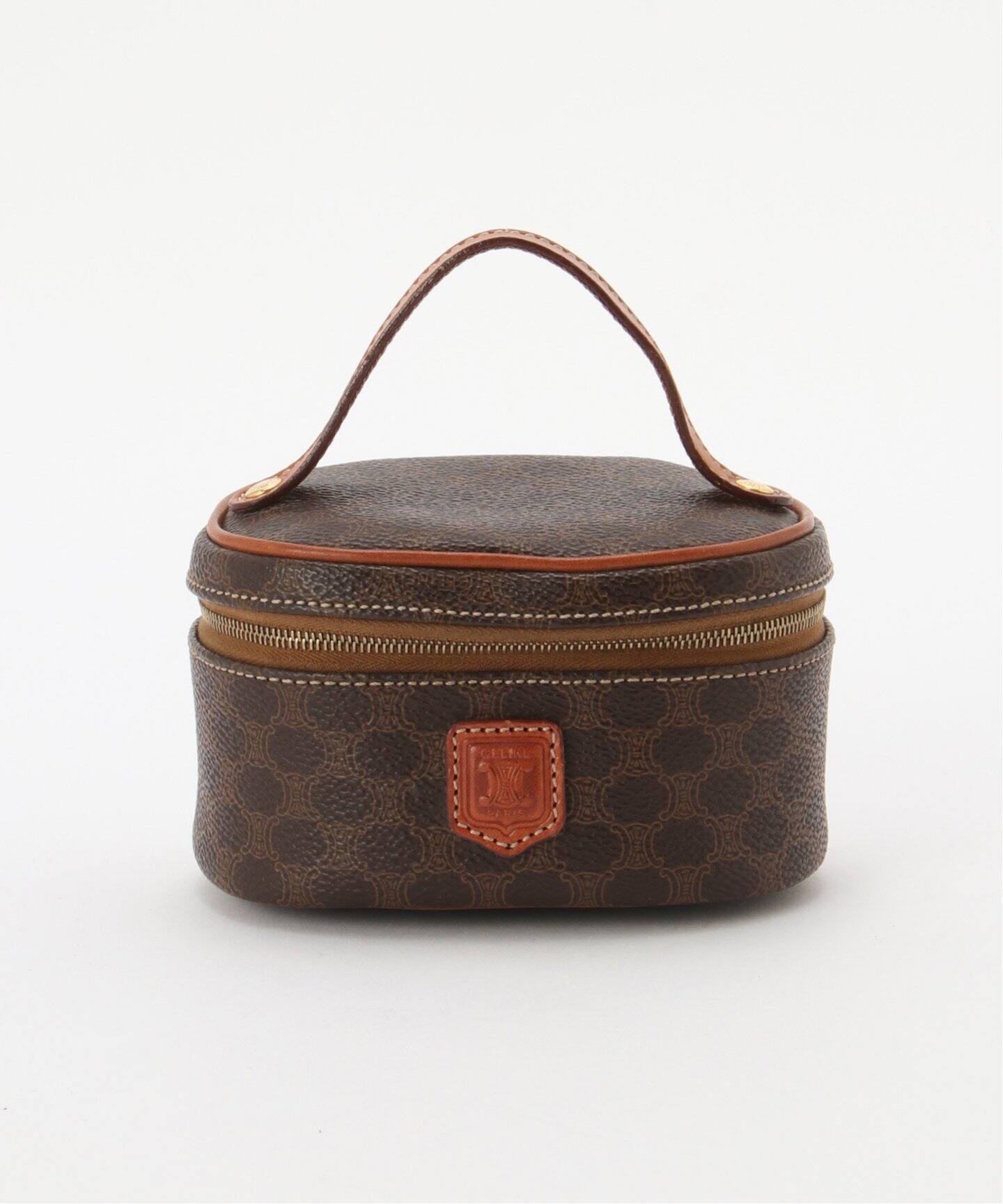VINTAGE CELINE/セリーヌ】macadam ミニバニティバッグ