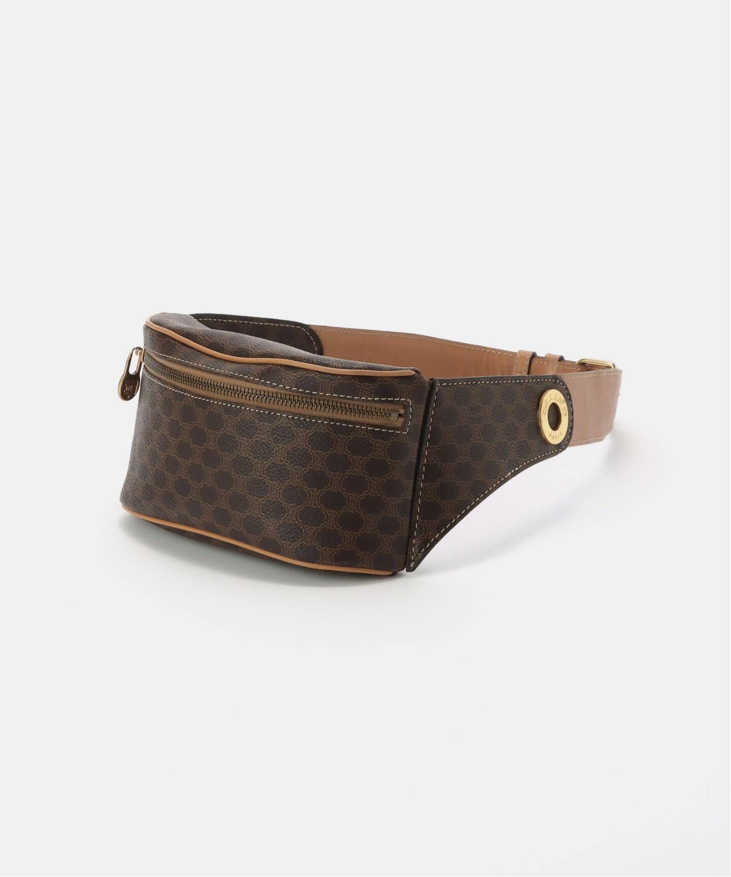 VINTAGE CELINE/セリーヌ】macadam ウェストバッグ（ウェストポーチ 