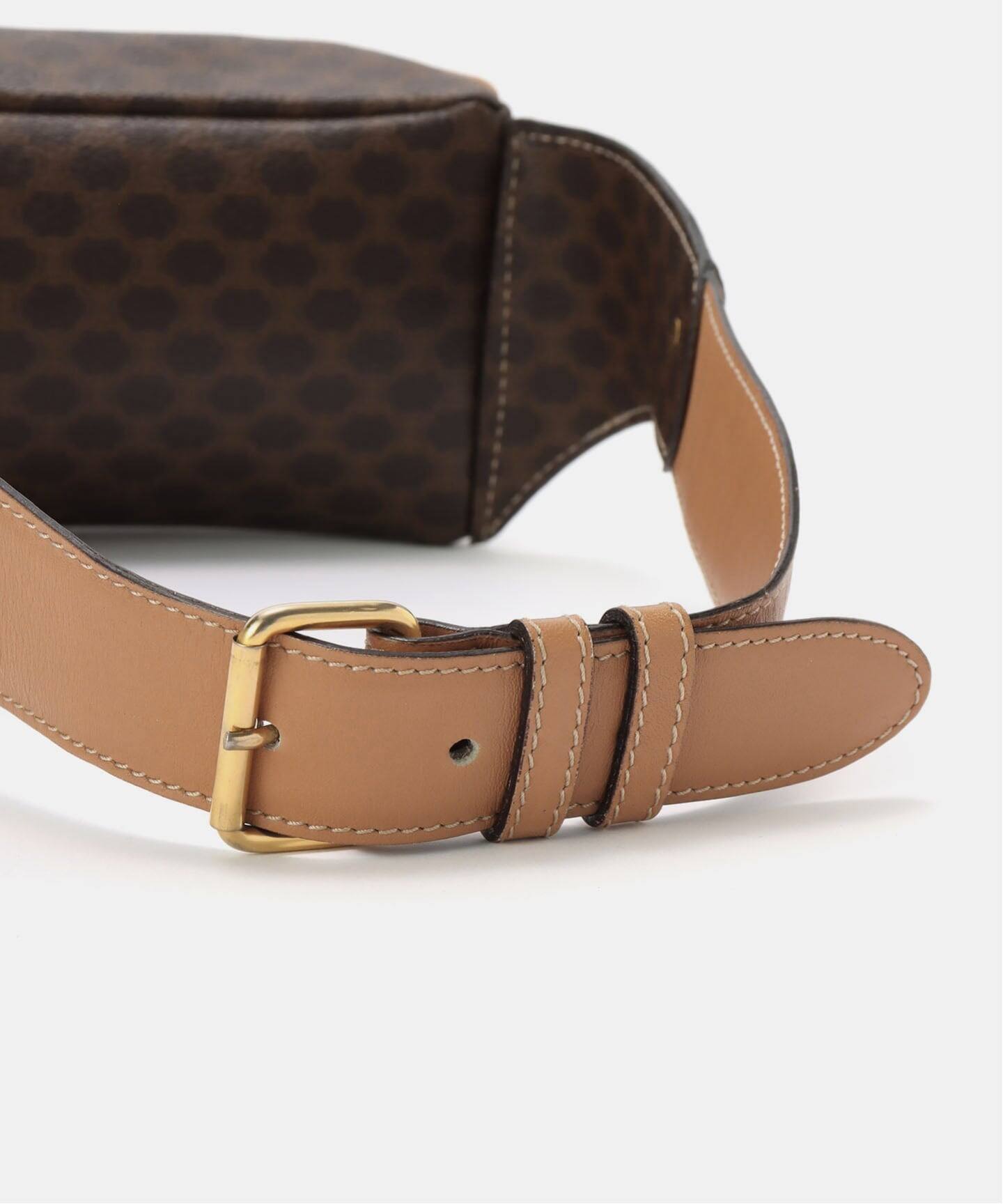 VINTAGE CELINE/セリーヌ】macadam ウェストバッグ（ウェストポーチ 