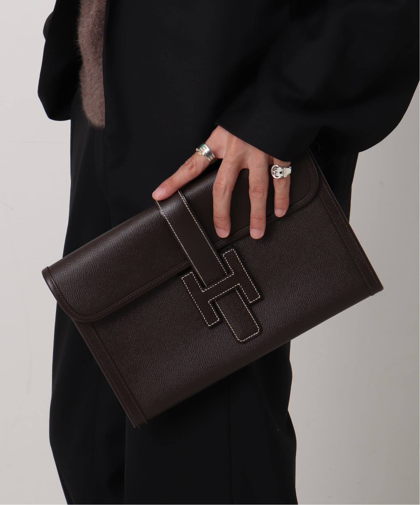 VINTAGE HERMES/エルメス】Jige（クラッチバッグ）｜DECOUVERTE