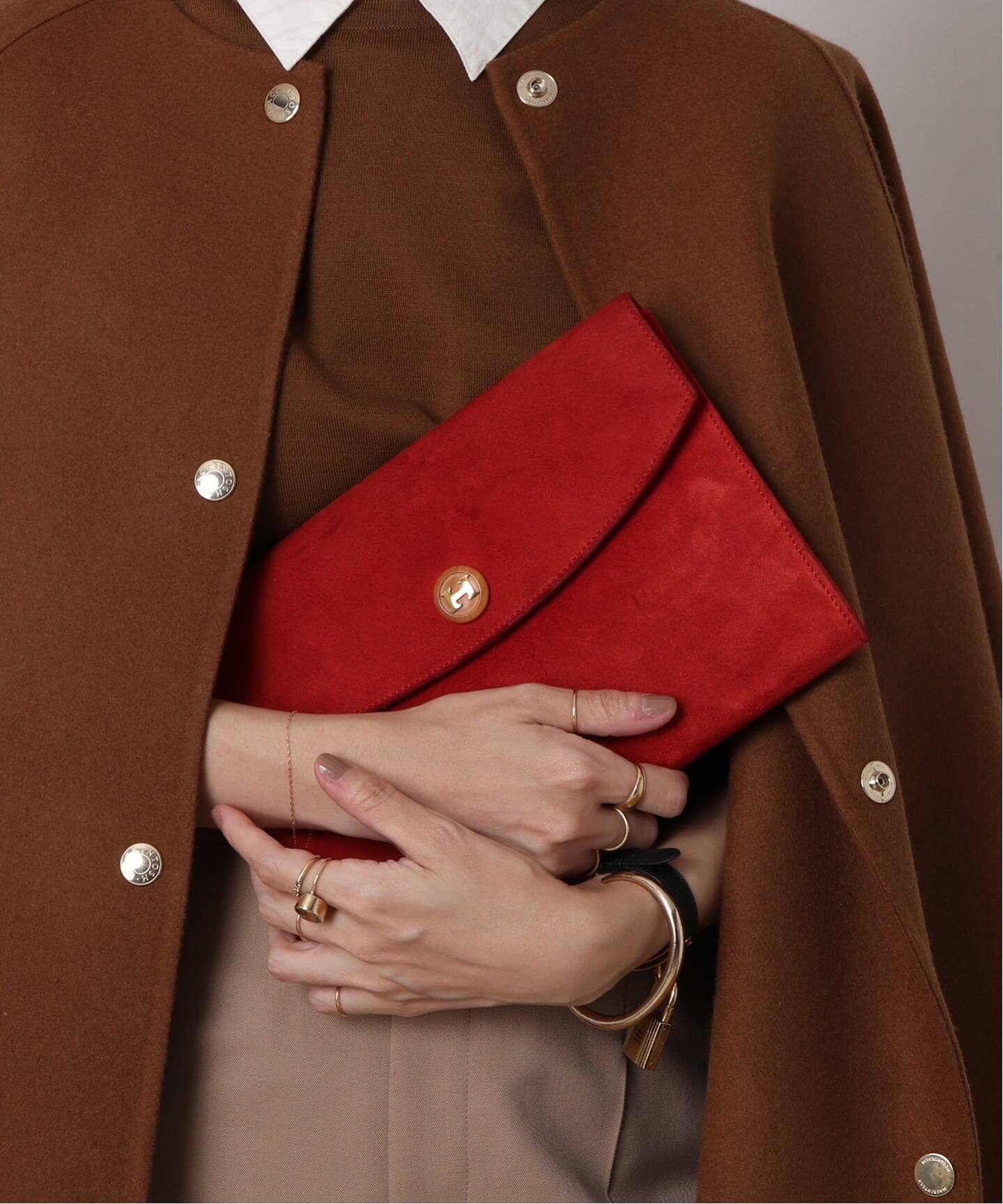 VINTAGE HERMES/エルメス】Pochette rio（クラッチバッグ 