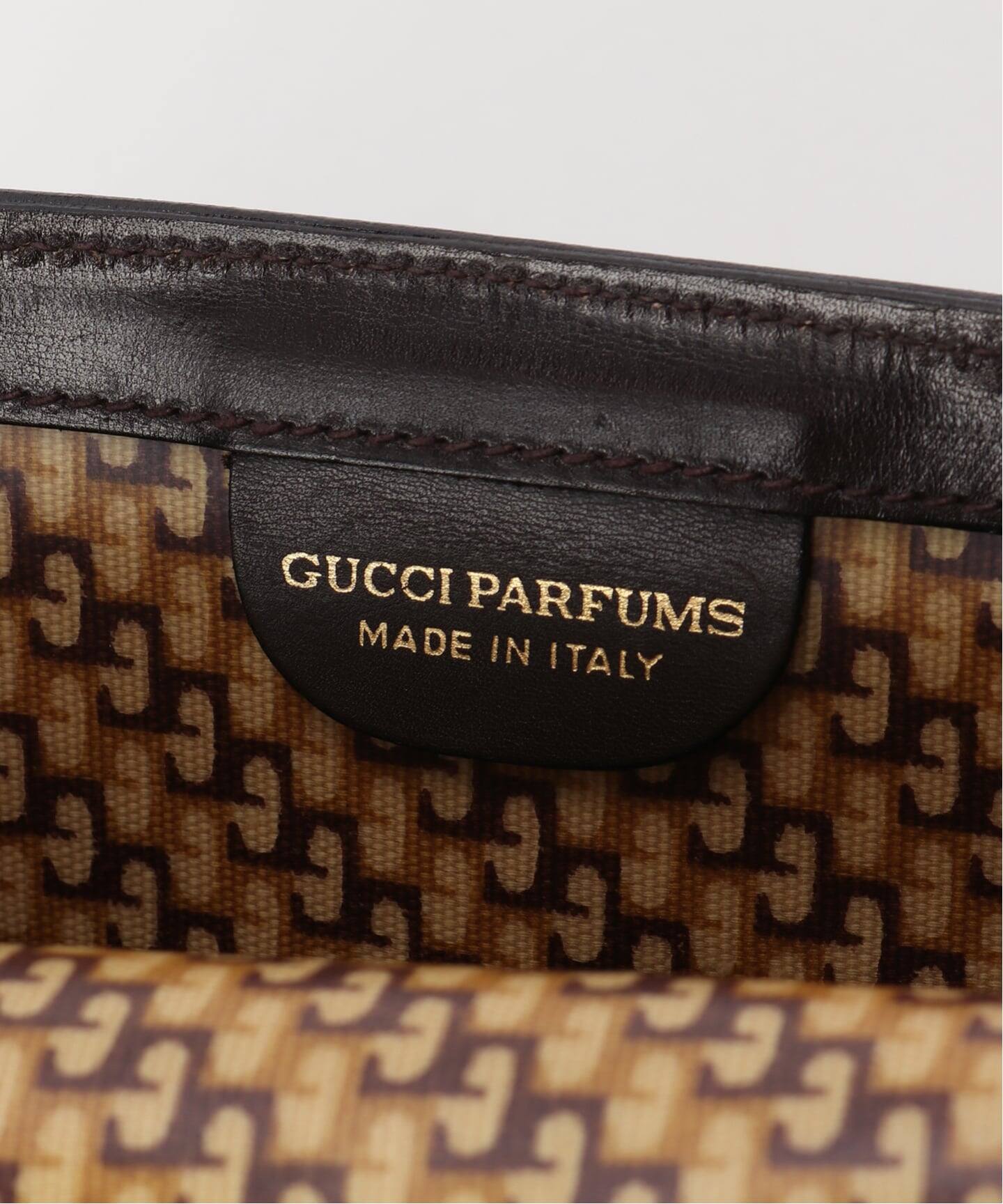 VINTAGE GUCCI/グッチ】 クラッチバッグ web suede（クラッチバッグ