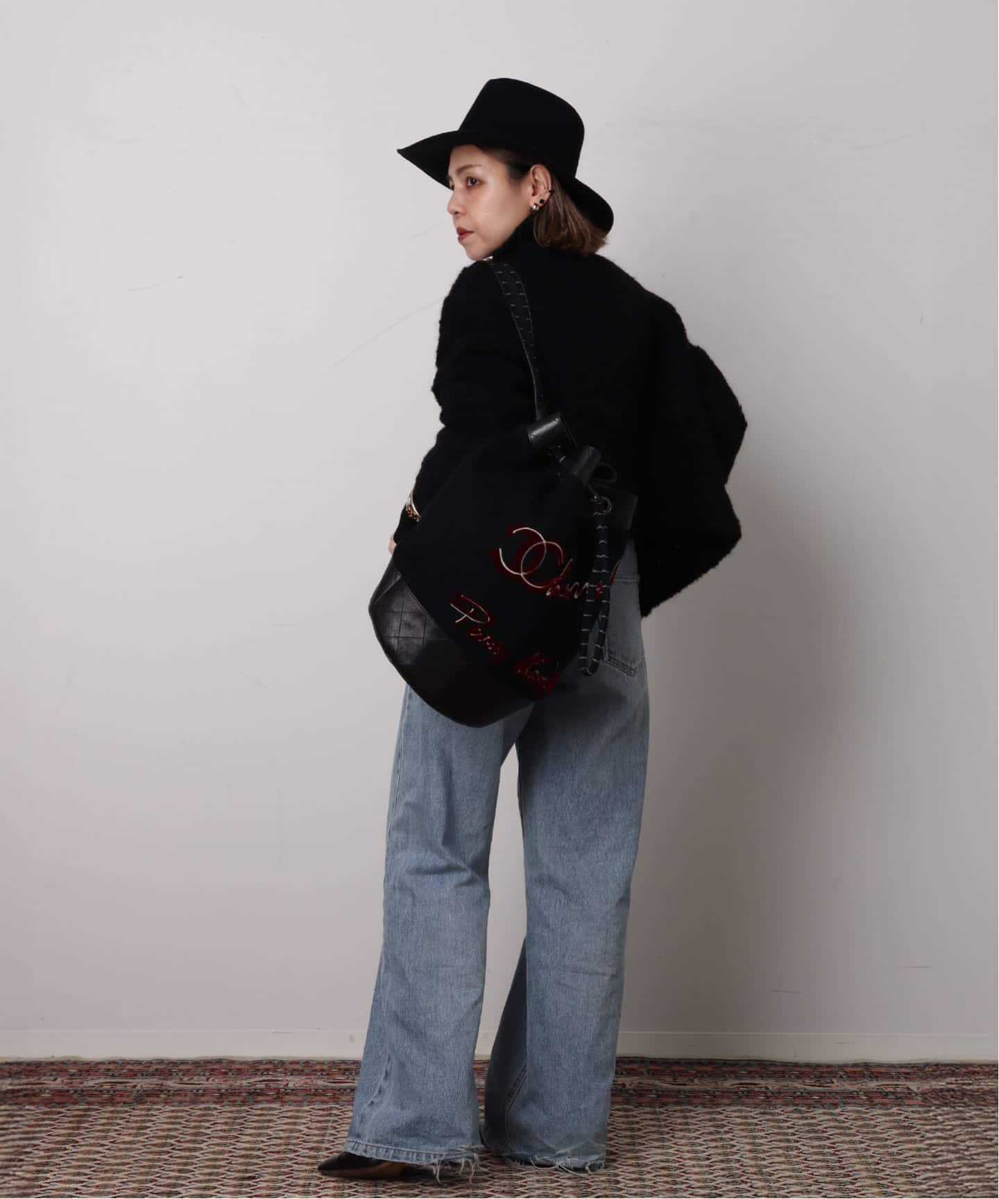 CHANEL/シャネル】Paris hamburg ワンショルダーバッグ felt