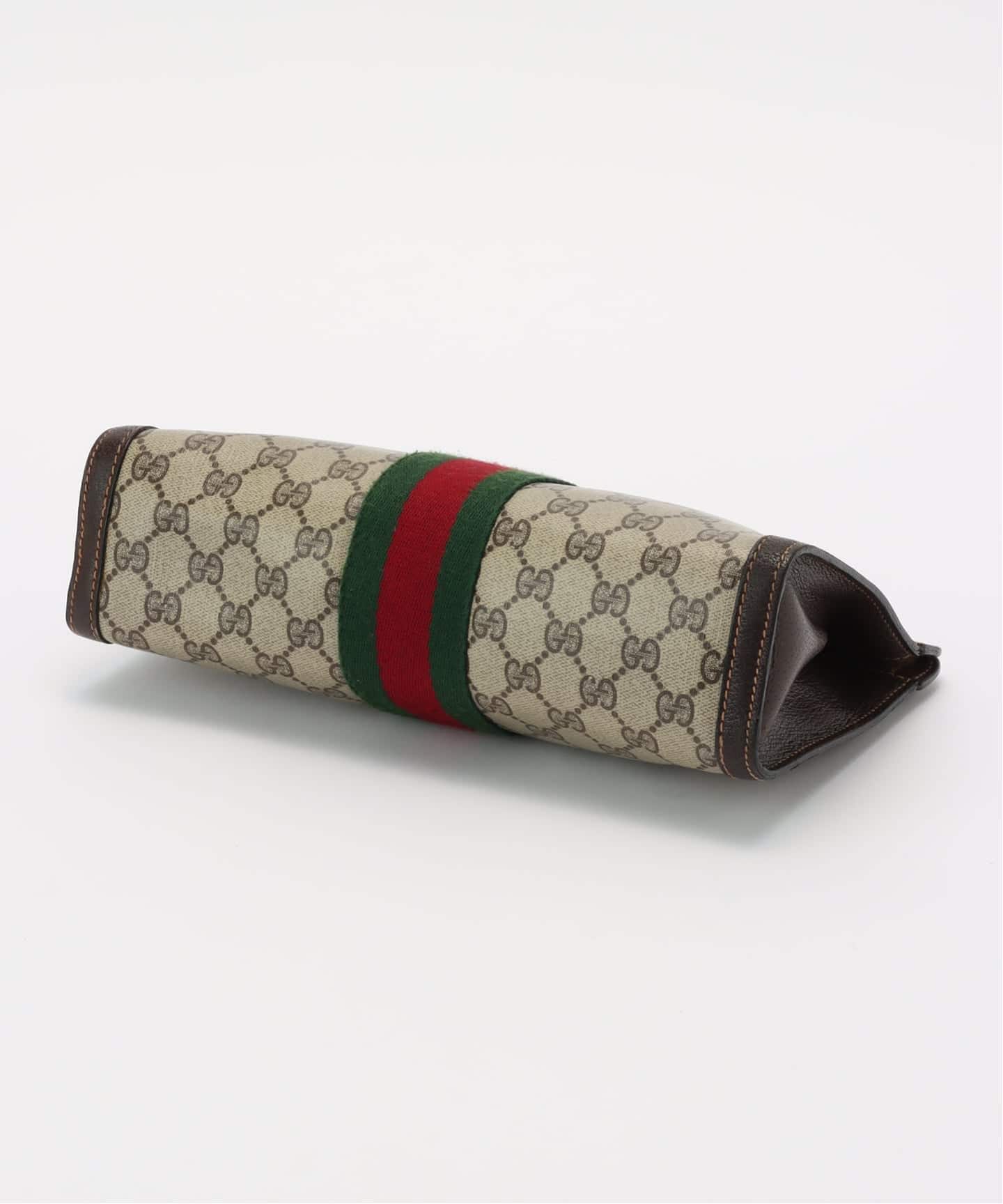 VINTAGE GUCCI /グッチ】クラッチバッグ gg web（クラッチバッグ