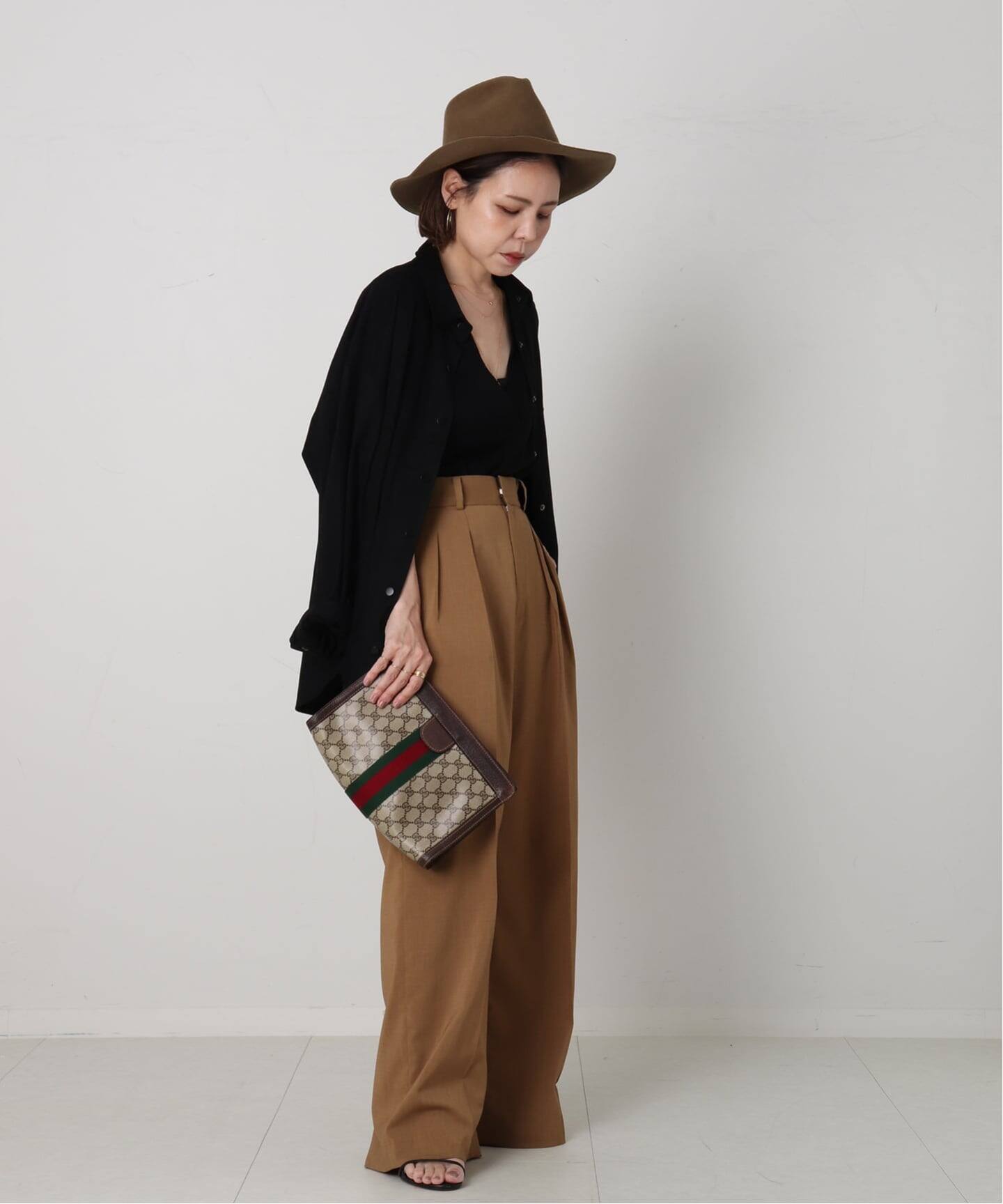 VINTAGE GUCCI /グッチ】クラッチバッグ gg web（クラッチバッグ