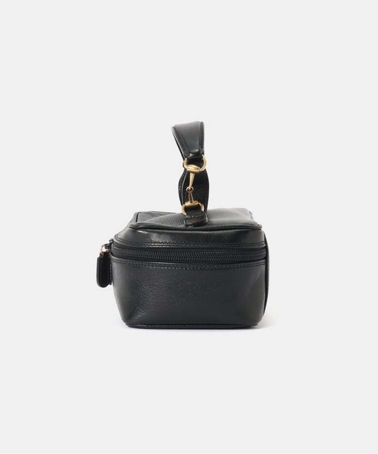 VINTAGE GUCCI/グッチ】ミニバニティバッグ bit（ハンドバッグ 