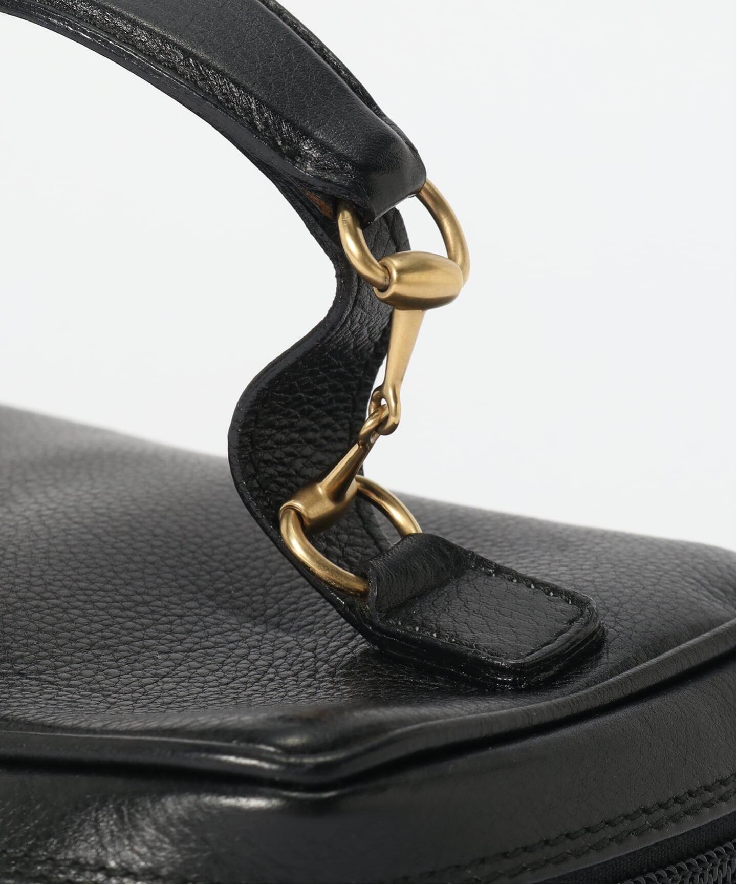 VINTAGE GUCCI/グッチ】ミニバニティバッグ bit（ハンドバッグ