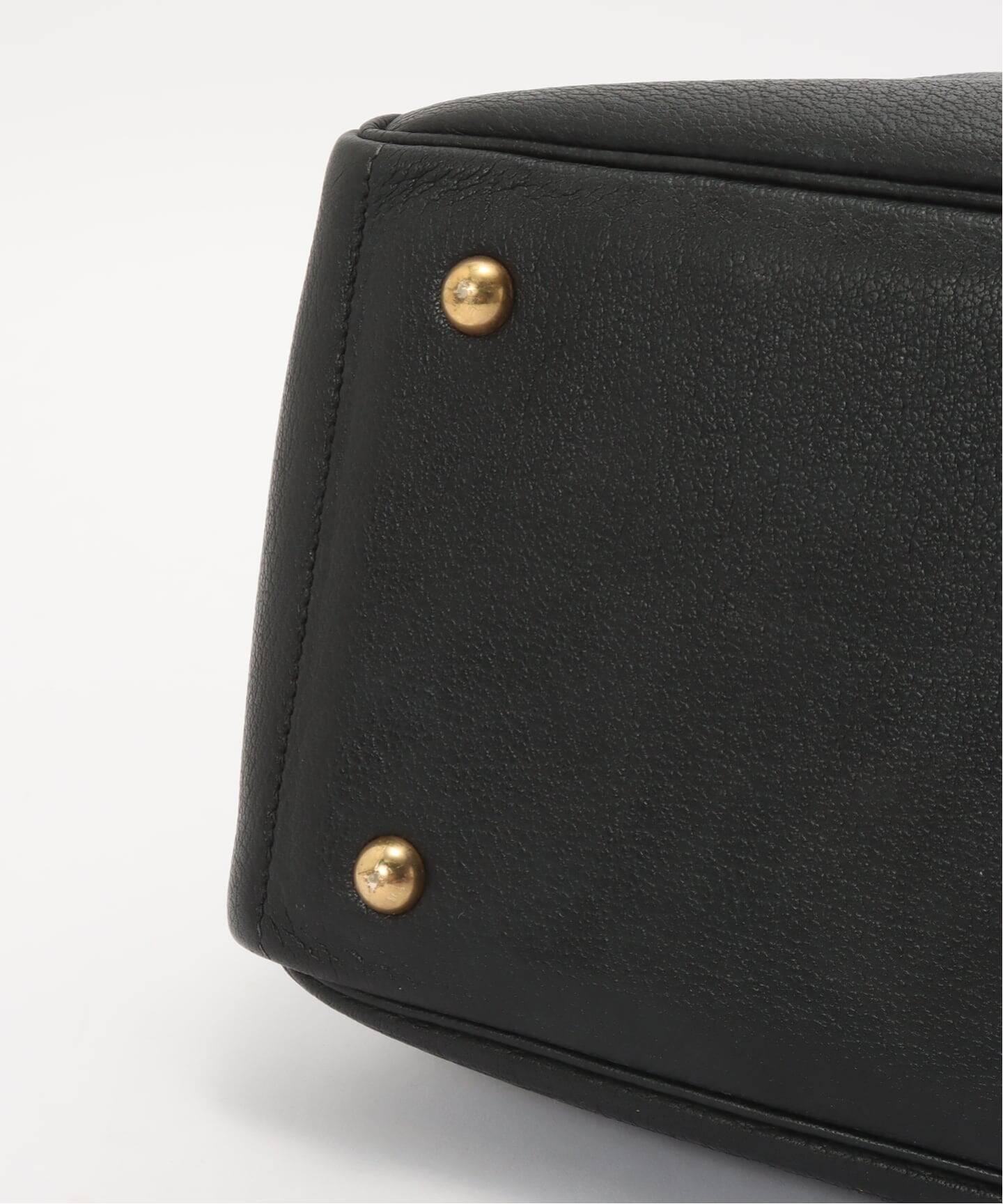VINTAGE HERMES / エルメス ギャロップブッフル black GD
