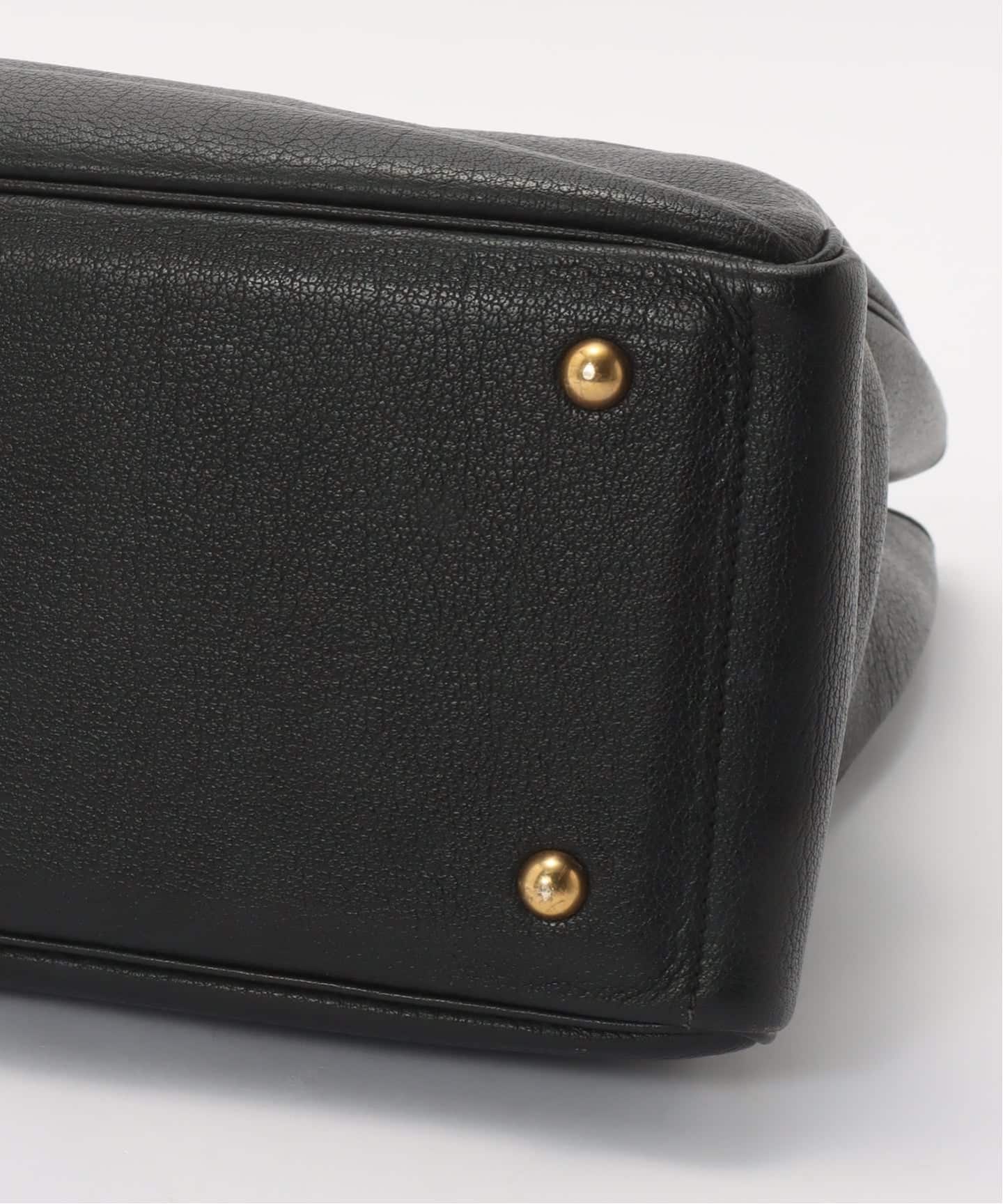 VINTAGE HERMES / エルメス ギャロップブッフル black GD