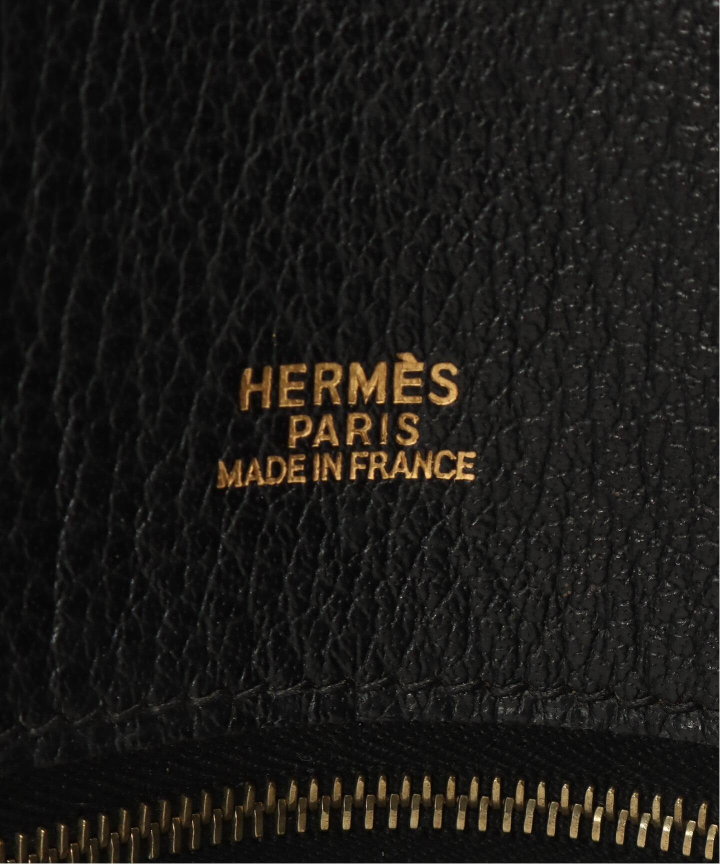 VINTAGE HERMES / エルメス ギャロップブッフル black GD