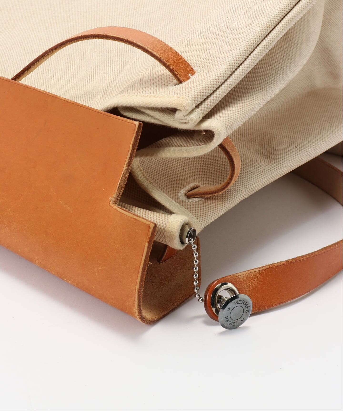 VINTAGE HERMES / エルメス エールバッグGM NAT [B]（ショルダーバッグ