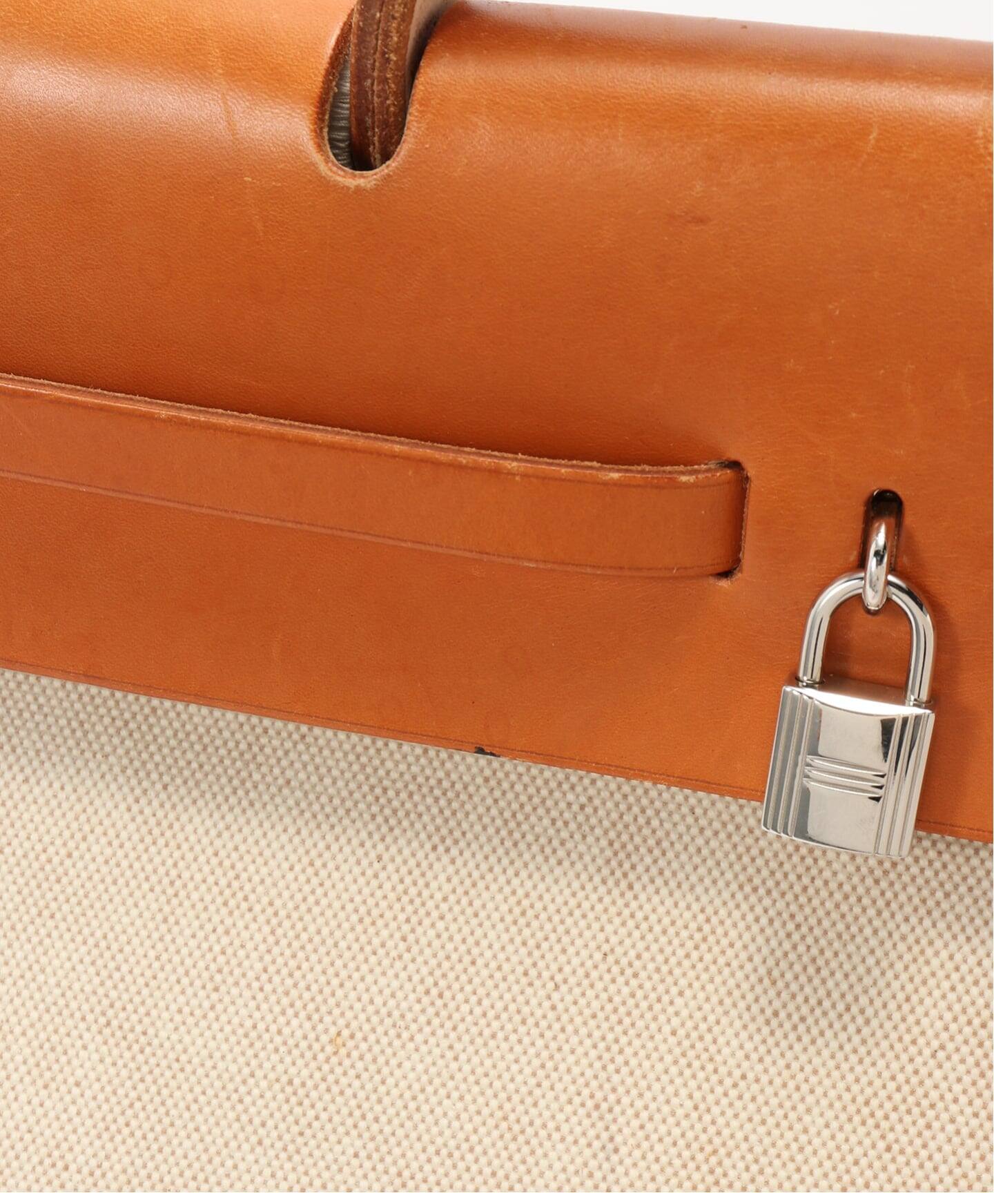 VINTAGE HERMES / エルメス エールバッグGM NAT [B]（ショルダーバッグ