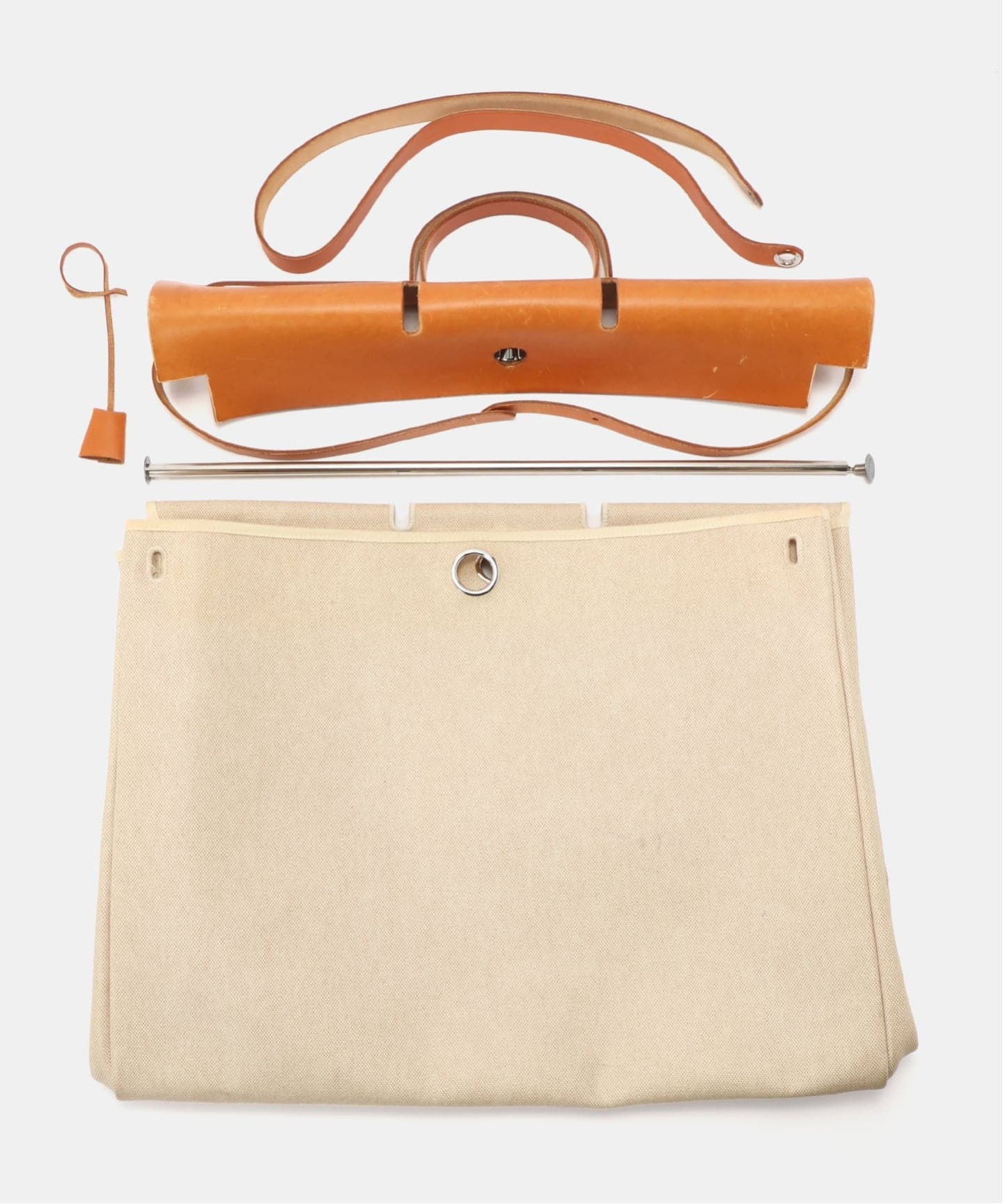 VINTAGE HERMES / エルメス エールバッグGM NAT [B]（ショルダーバッグ